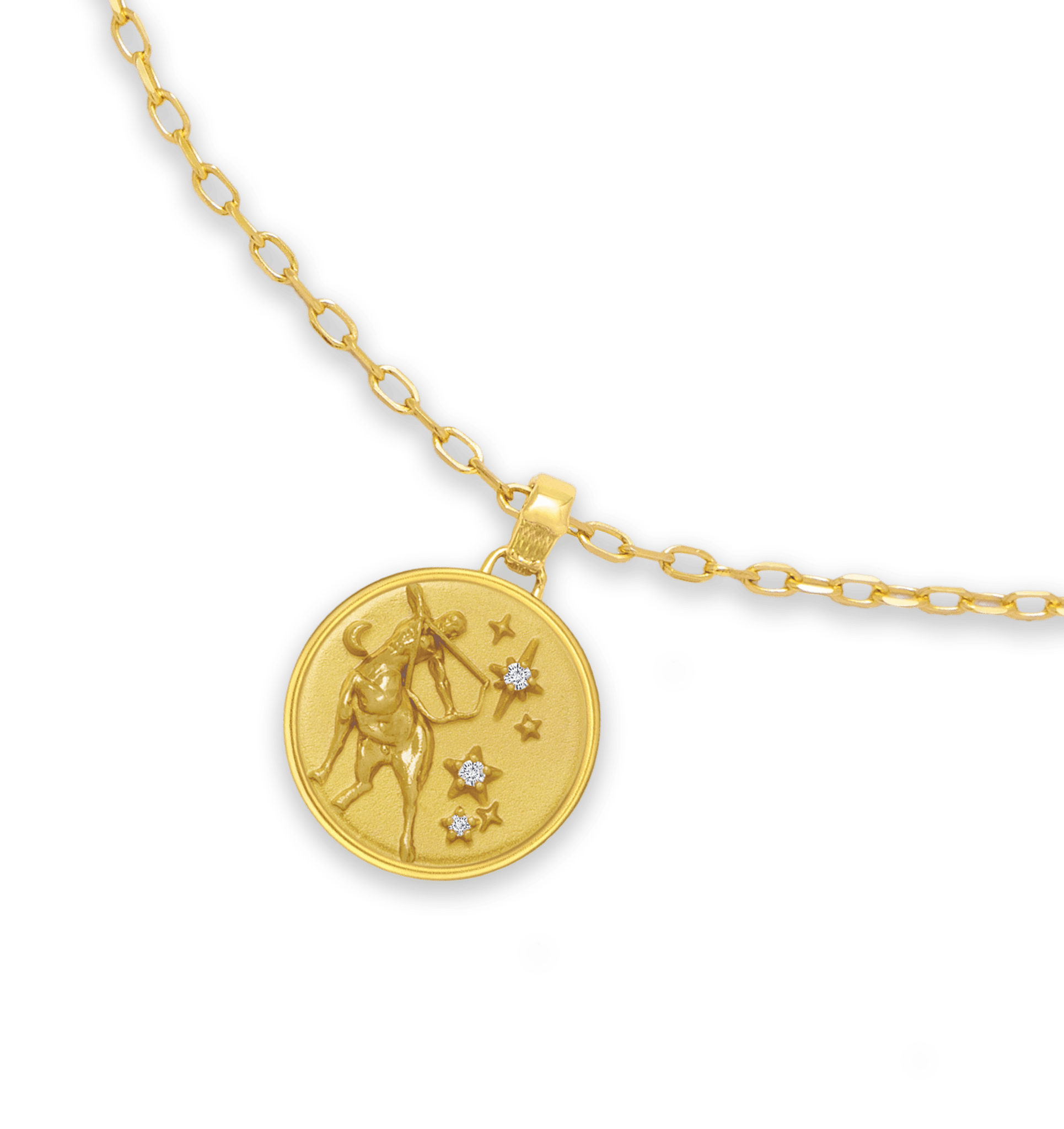 Sagittarius Zodiac Diamond Pendant - ATOMI SHINE