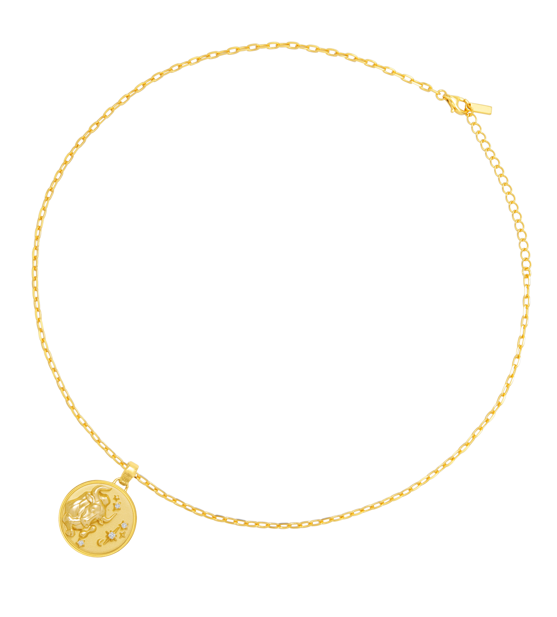 Taurus Zodiac Diamond Pendant - ATOMI SHINE