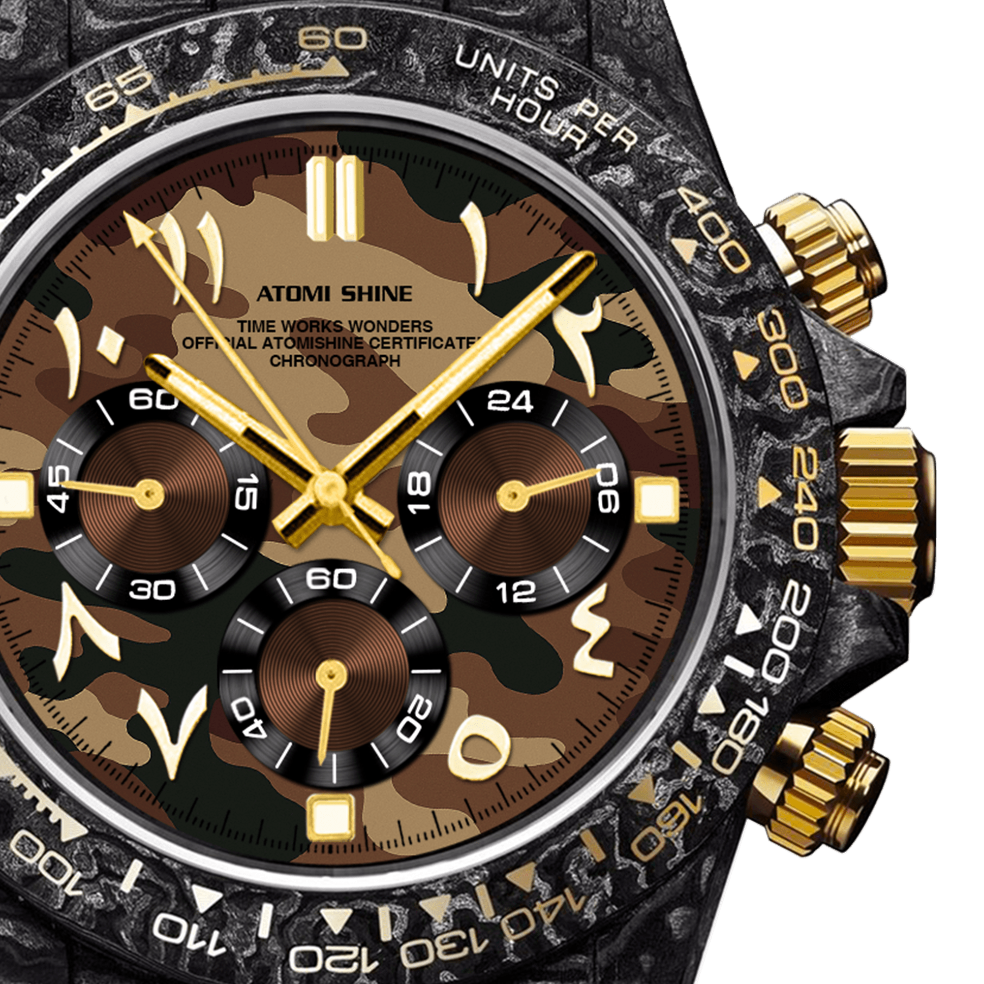 Velocirex Carbon Fiber Watch - ATOMI SHINE