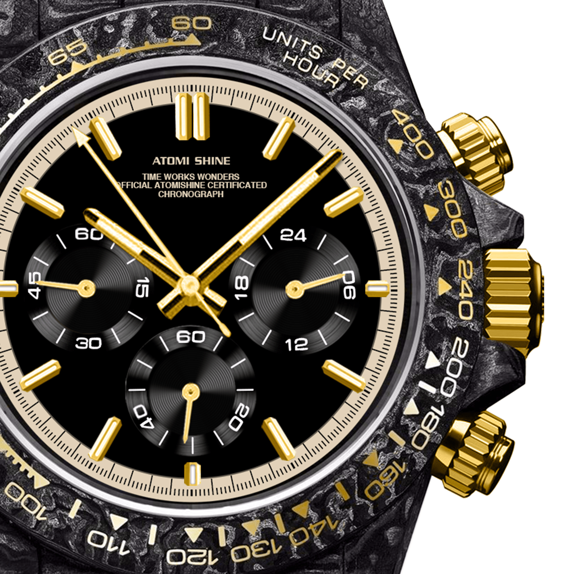 Velocirex Carbon Fiber Watch - ATOMI SHINE