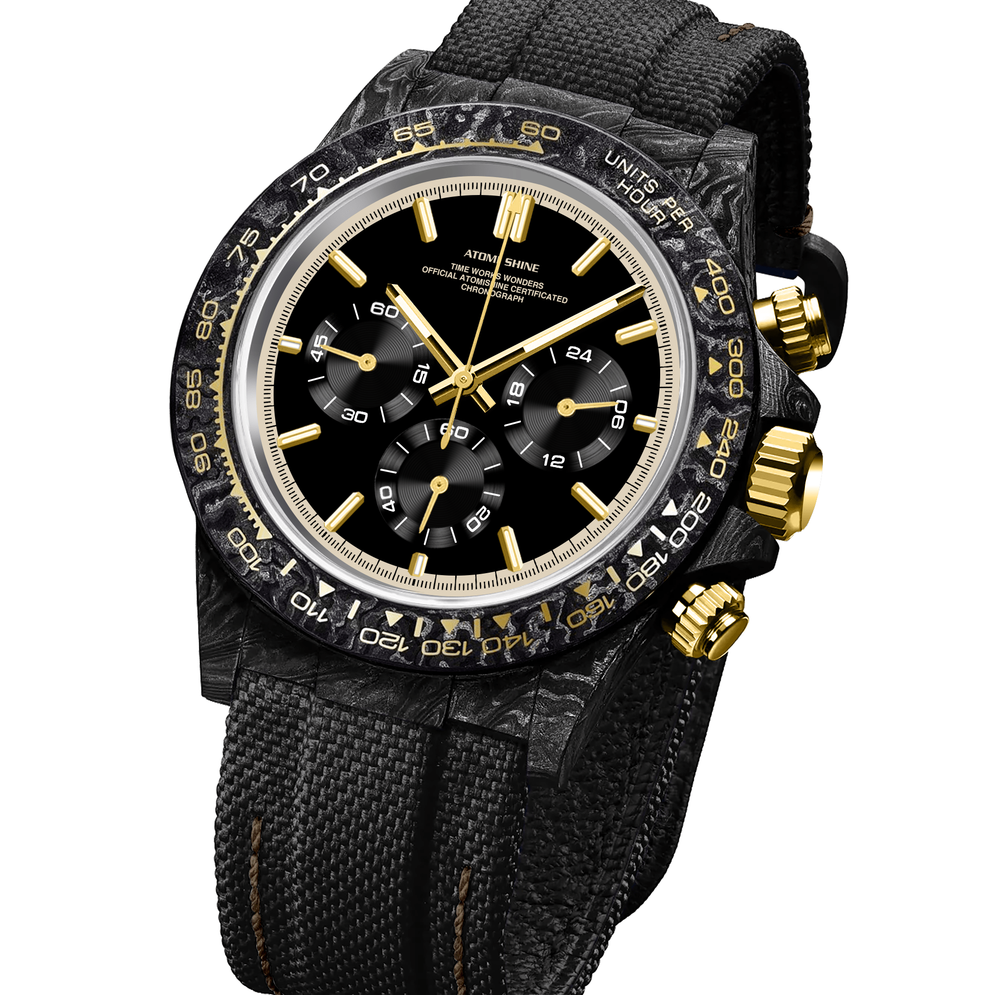 Velocirex Carbon Fiber Watch - ATOMI SHINE