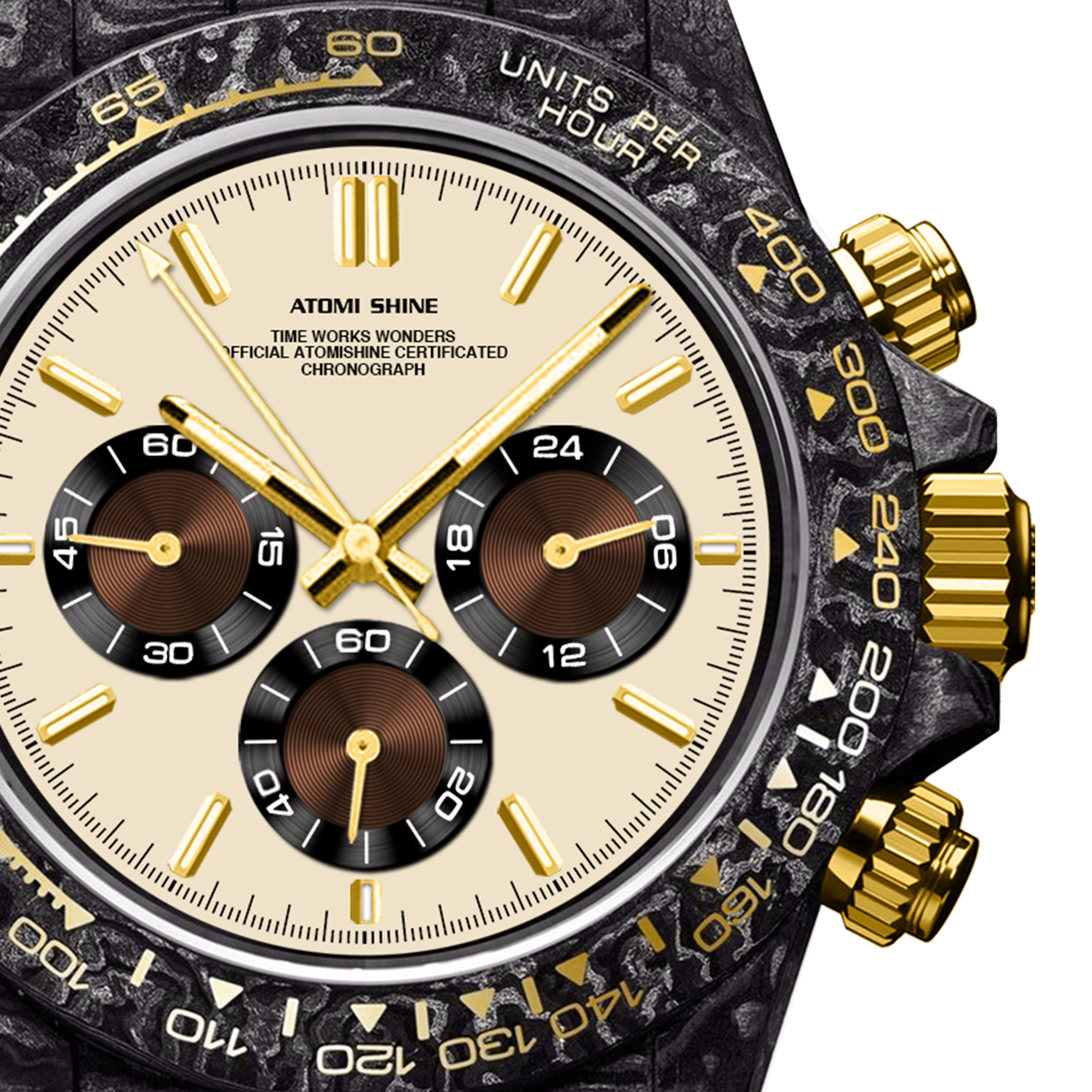 Velocirex Carbon Fiber Watch - ATOMI SHINE