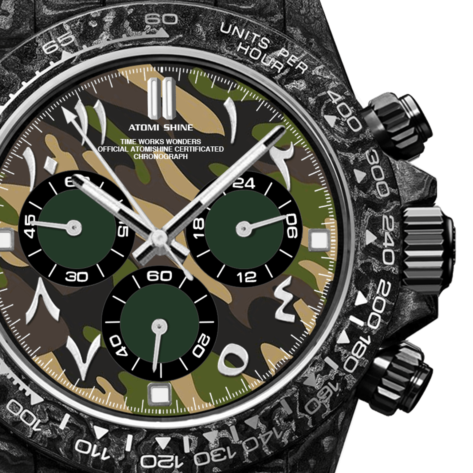 Velocirex Carbon Fiber Watch - ATOMI SHINE