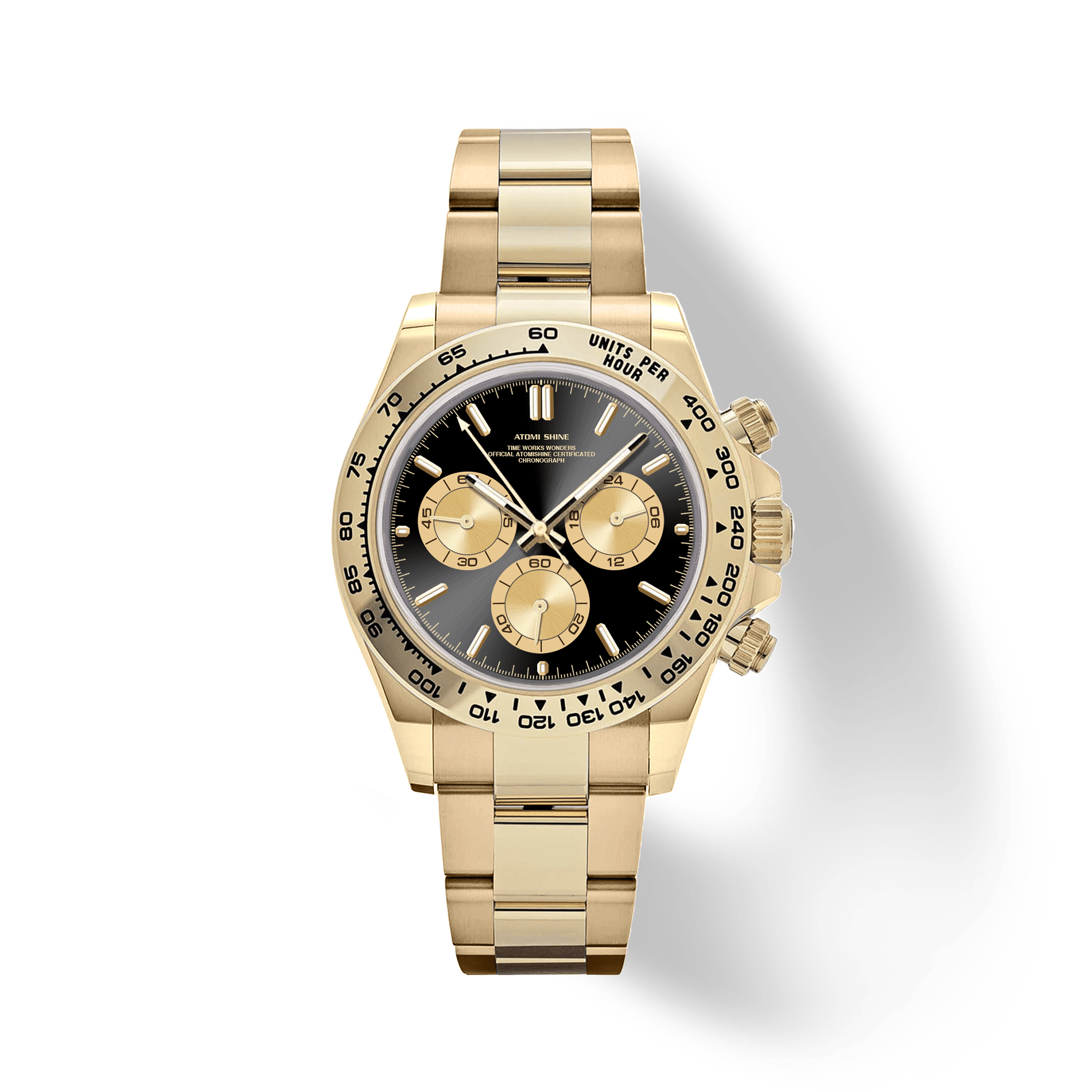 Velocirex Classic Watch 39mm, Luxe Chrono