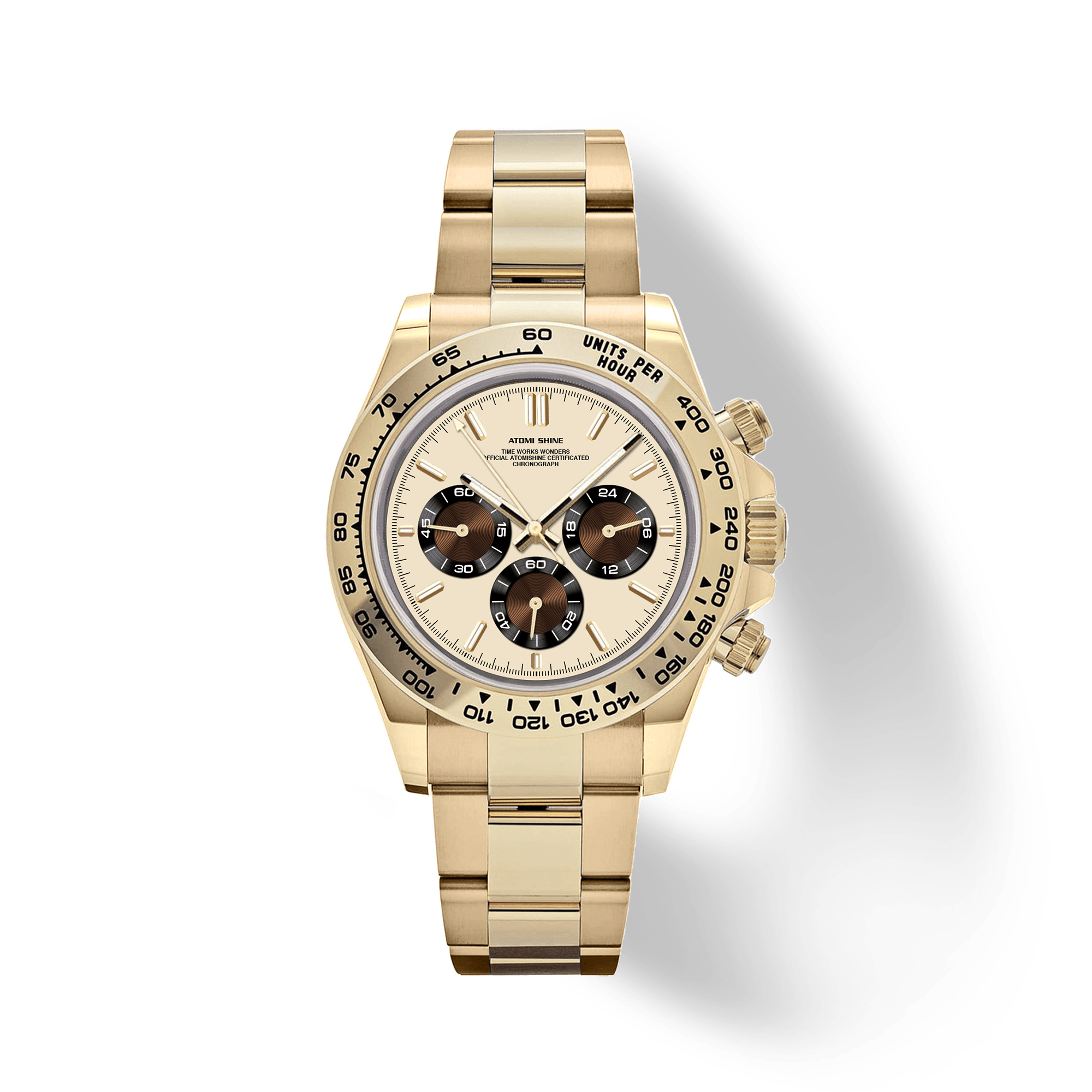 Velocirex Classic Watch 39mm, Golden Sands Velocirex Classic Watch 39mm, Golden Sands