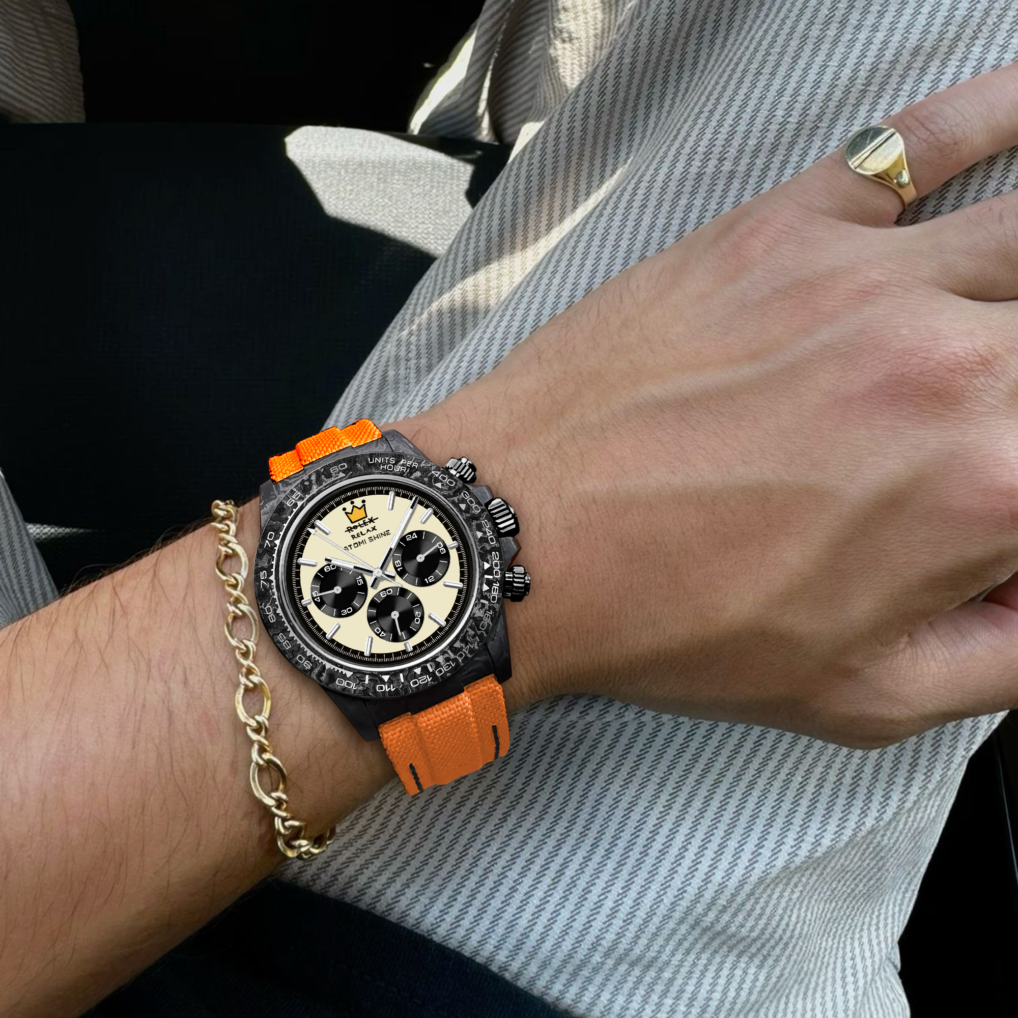 VELOCIREX Armbanduhr aus Kohlefaser