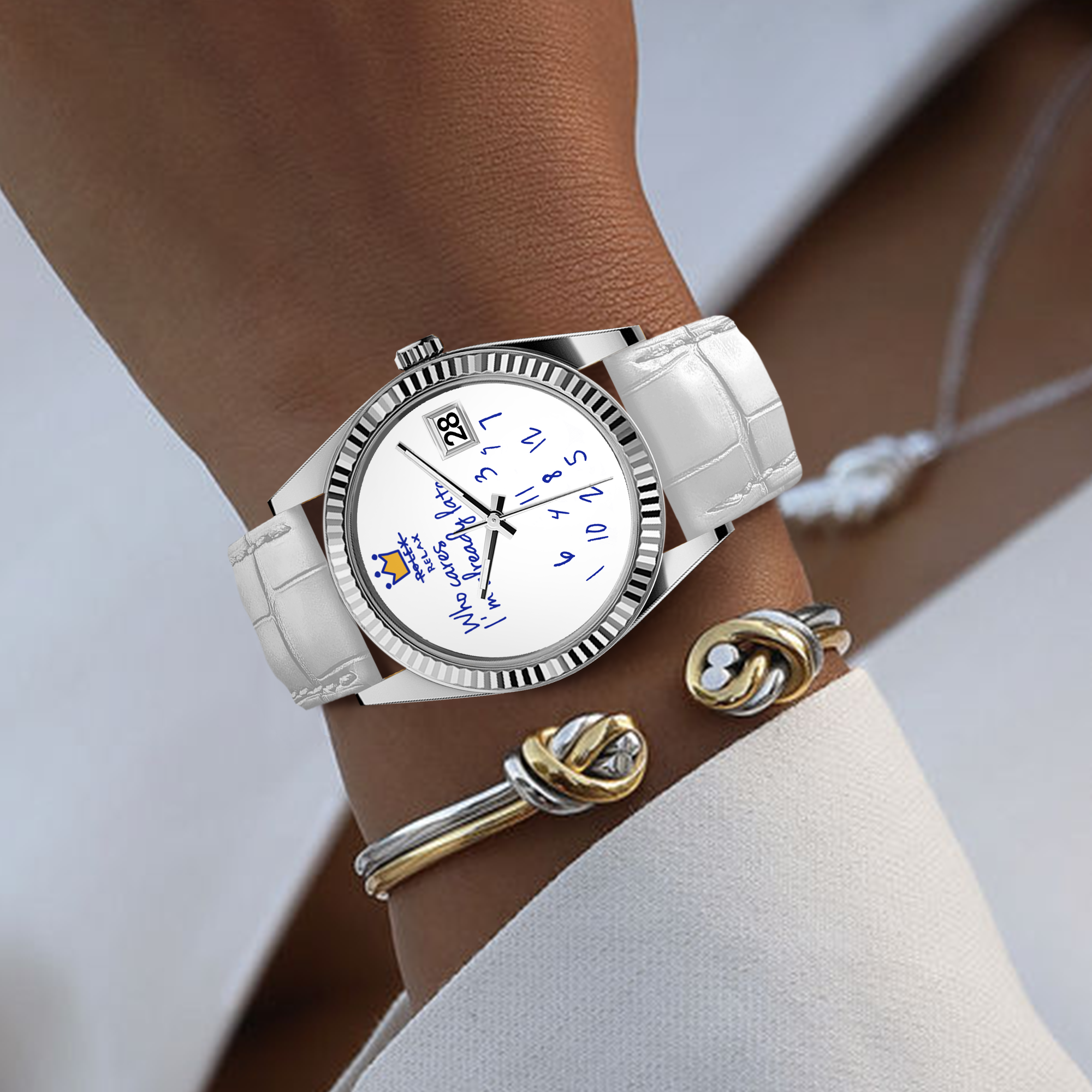 EONDATE CLASSIC LEATHER WATCH