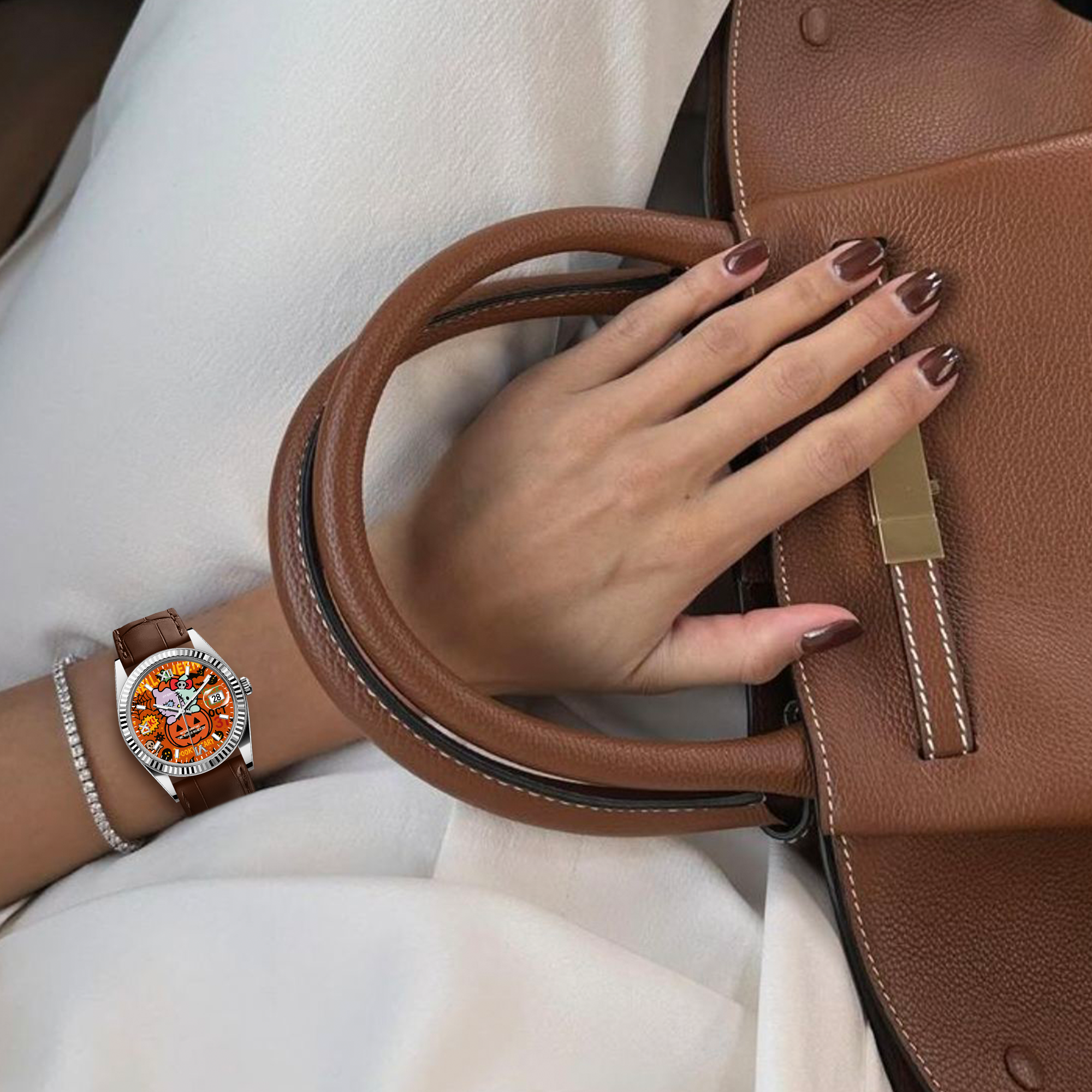 EONDATE CLASSIC LEATHER WATCH