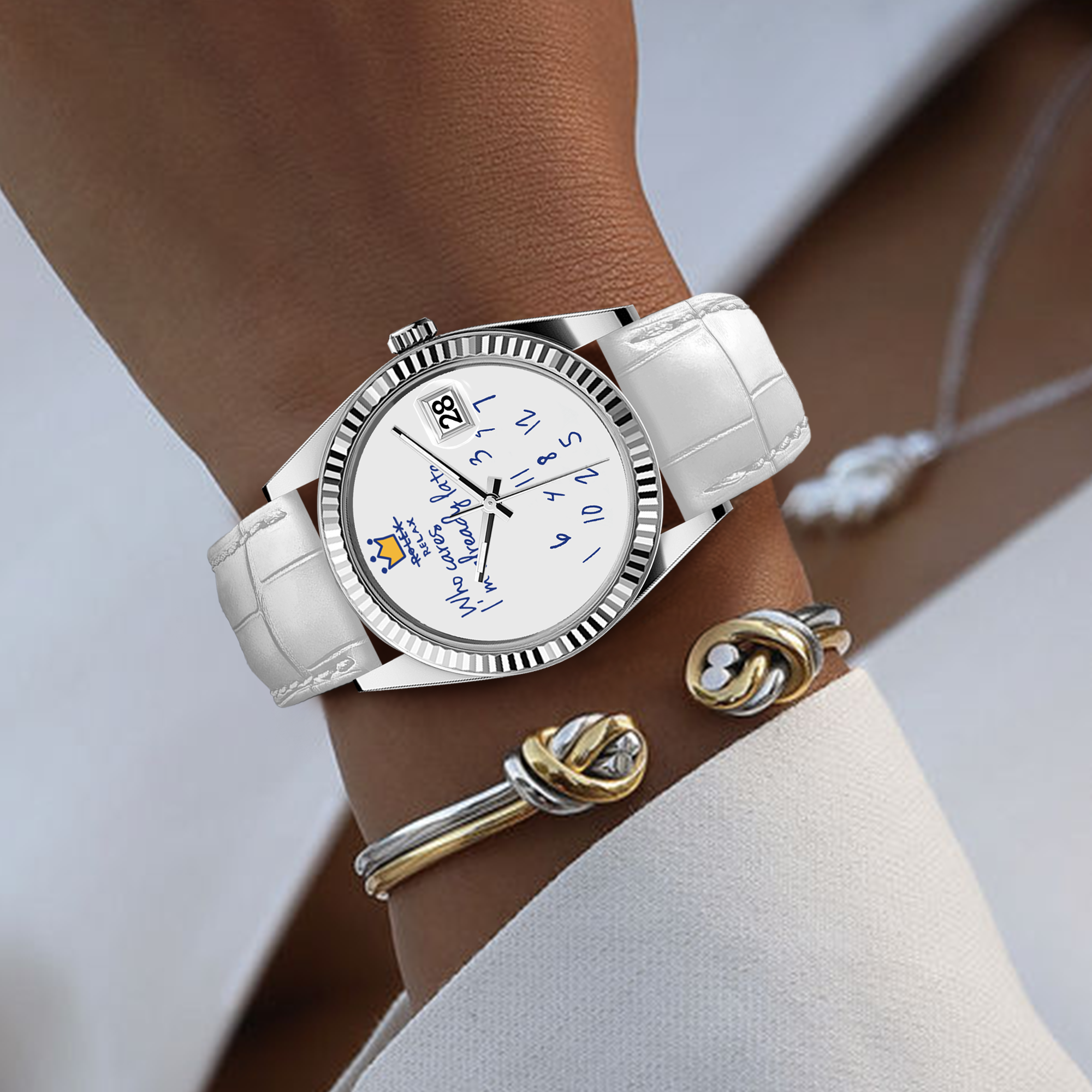 EONDATE CLASSIC LEATHER WATCH