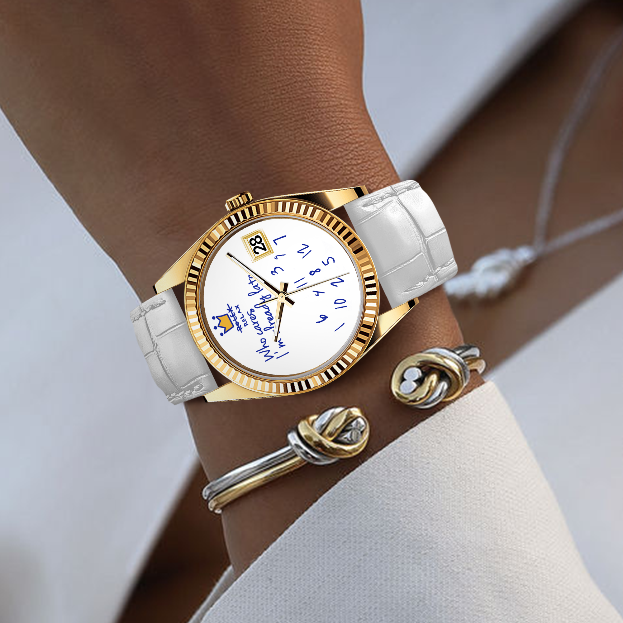 EONDATE CLASSIC LEATHER WATCH