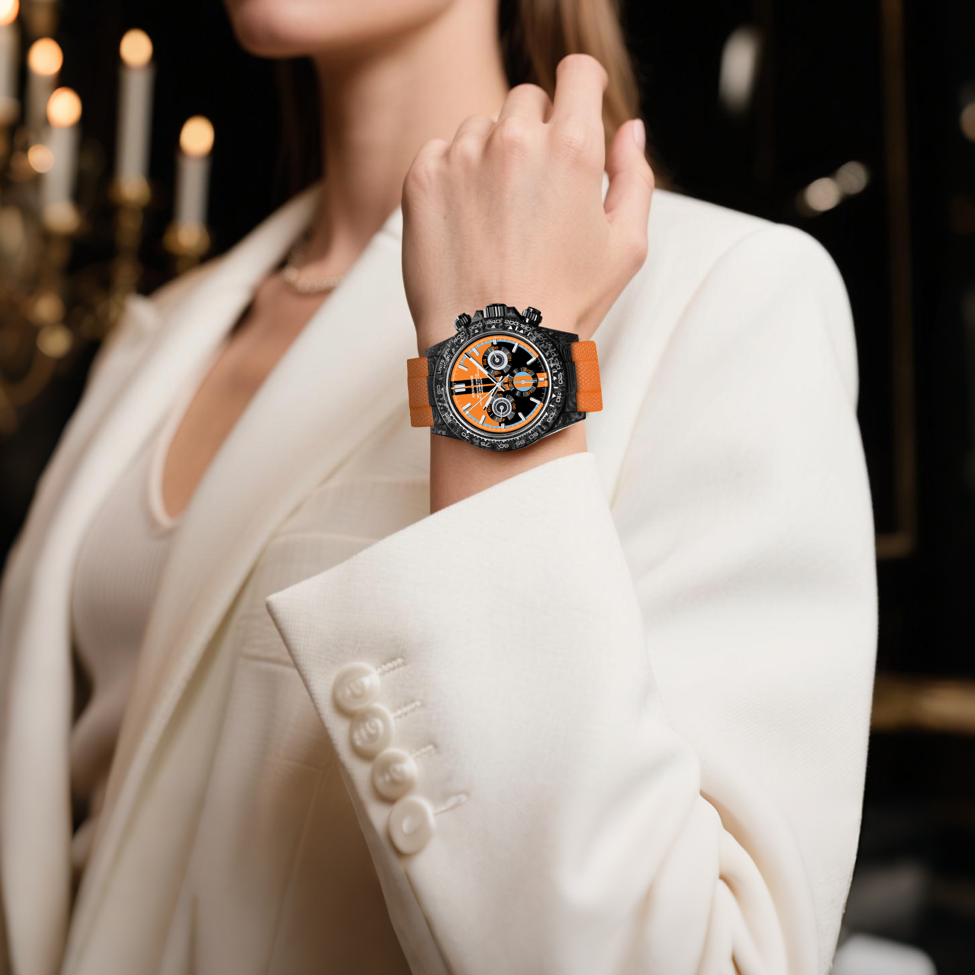 MONTRE VELOCIREX EN FIBRE DE CARBONE
