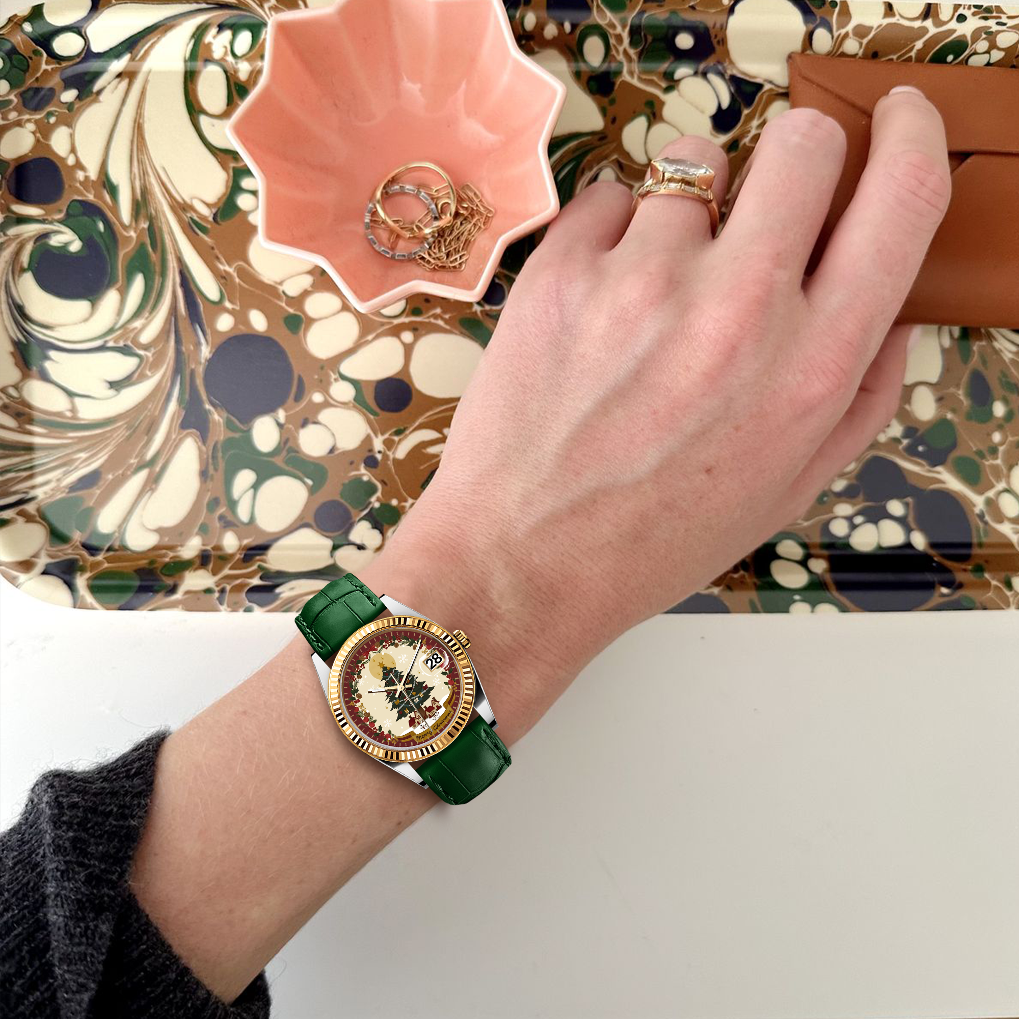 EONDATE CLASSIC LEATHER WATCH