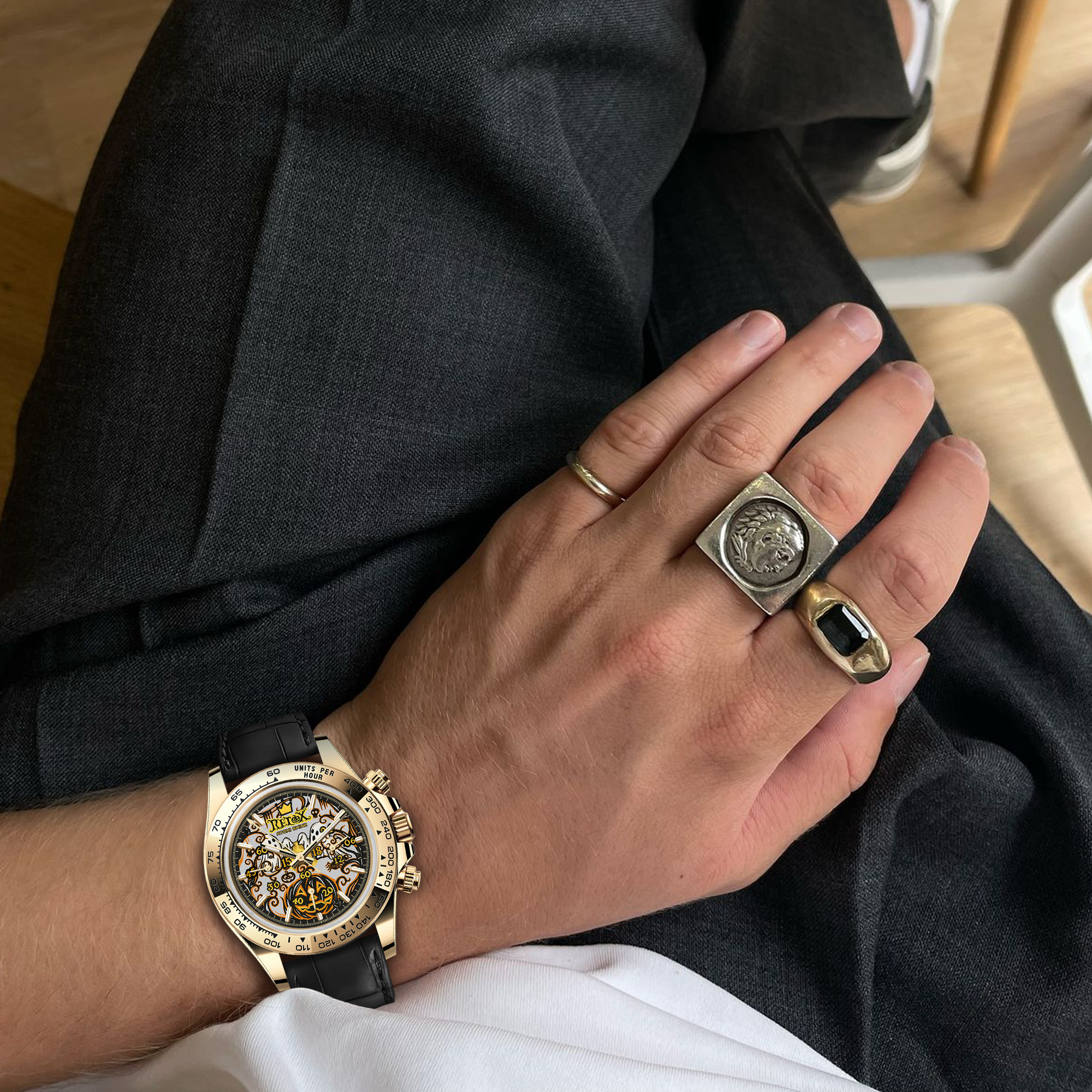 VELOCIREX CLASSIC LEATHER WATCH