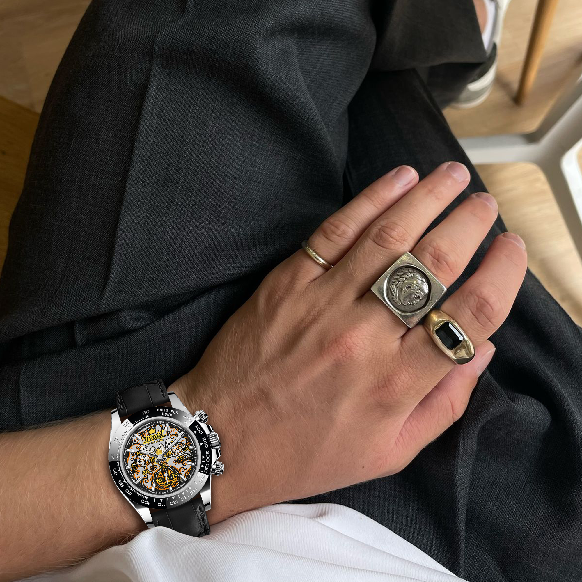 VELOCIREX CLASSIC LEATHER WATCH