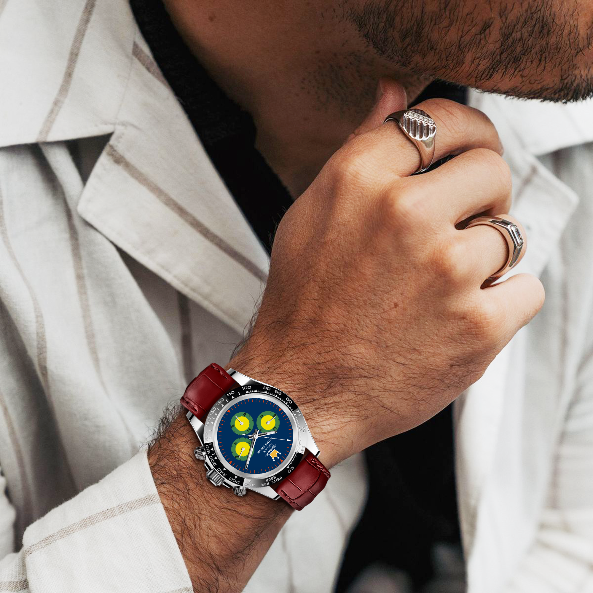 VELOCIREX CLASSIC LEATHER WATCH