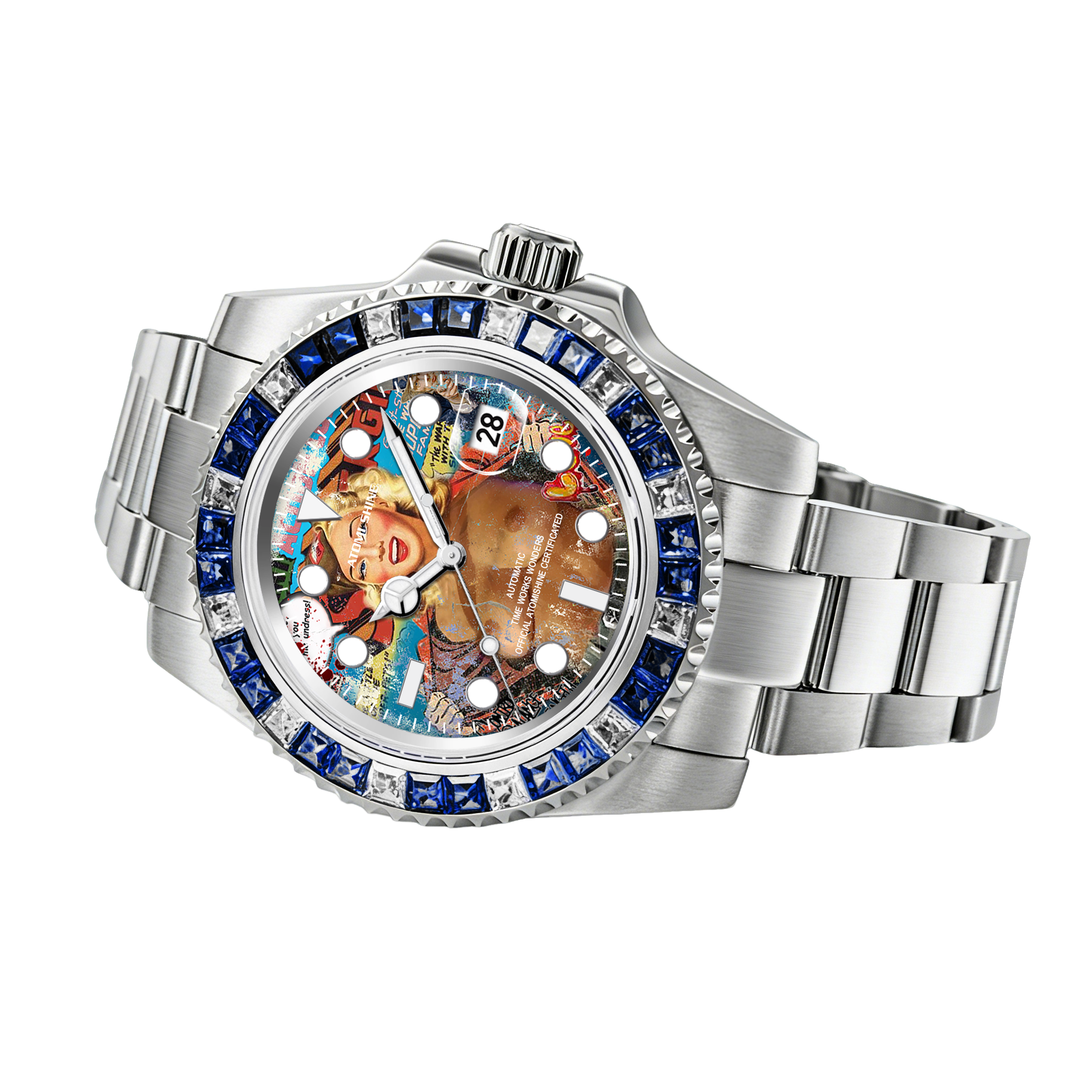 RELOJ DE PIEDRAS PRECIOSAS HYDROCORE