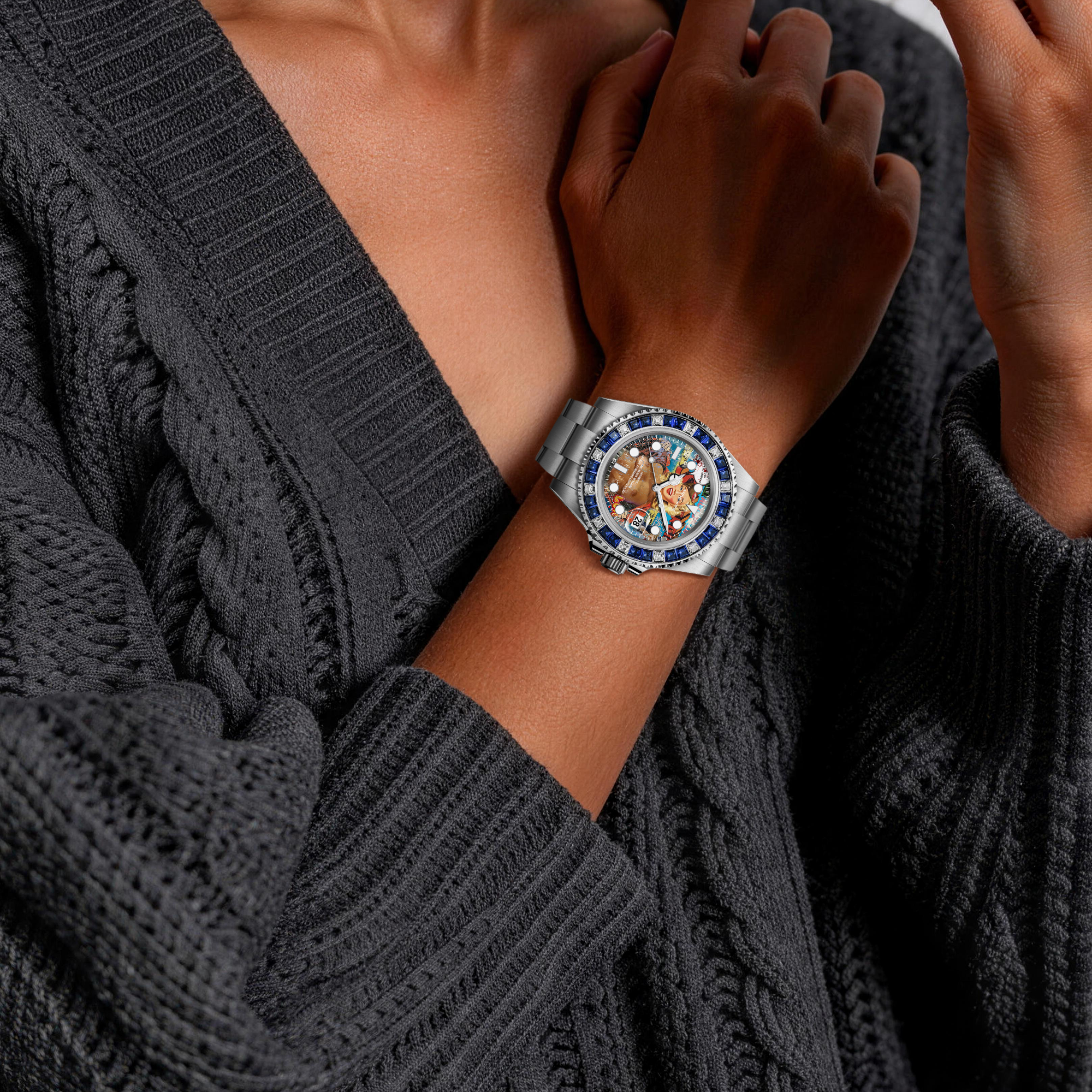 RELOJ DE PIEDRAS PRECIOSAS HYDROCORE