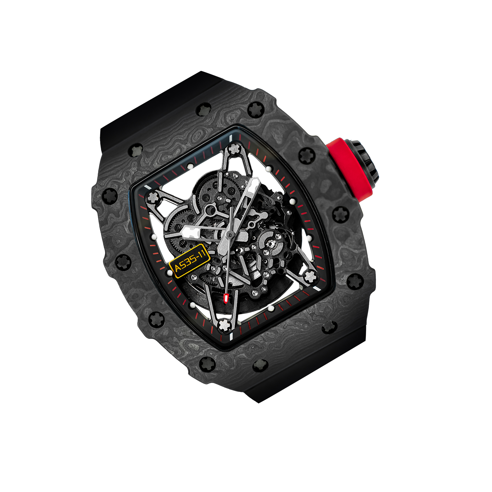 MONTRE MOTEUR CARBONE