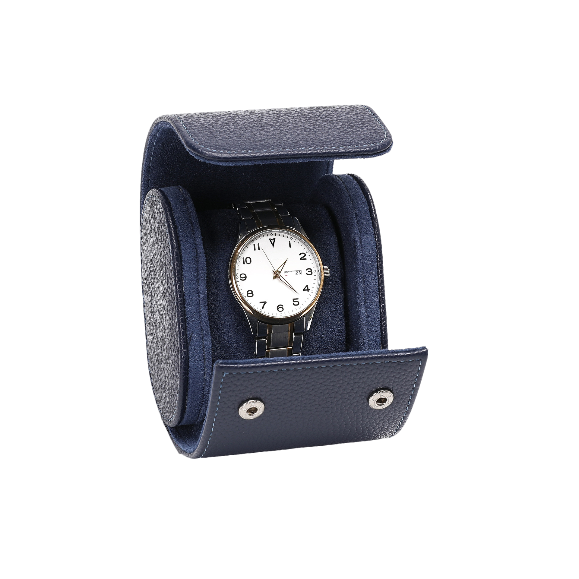 NAVY BLUE WATCH TRAVEL BOX