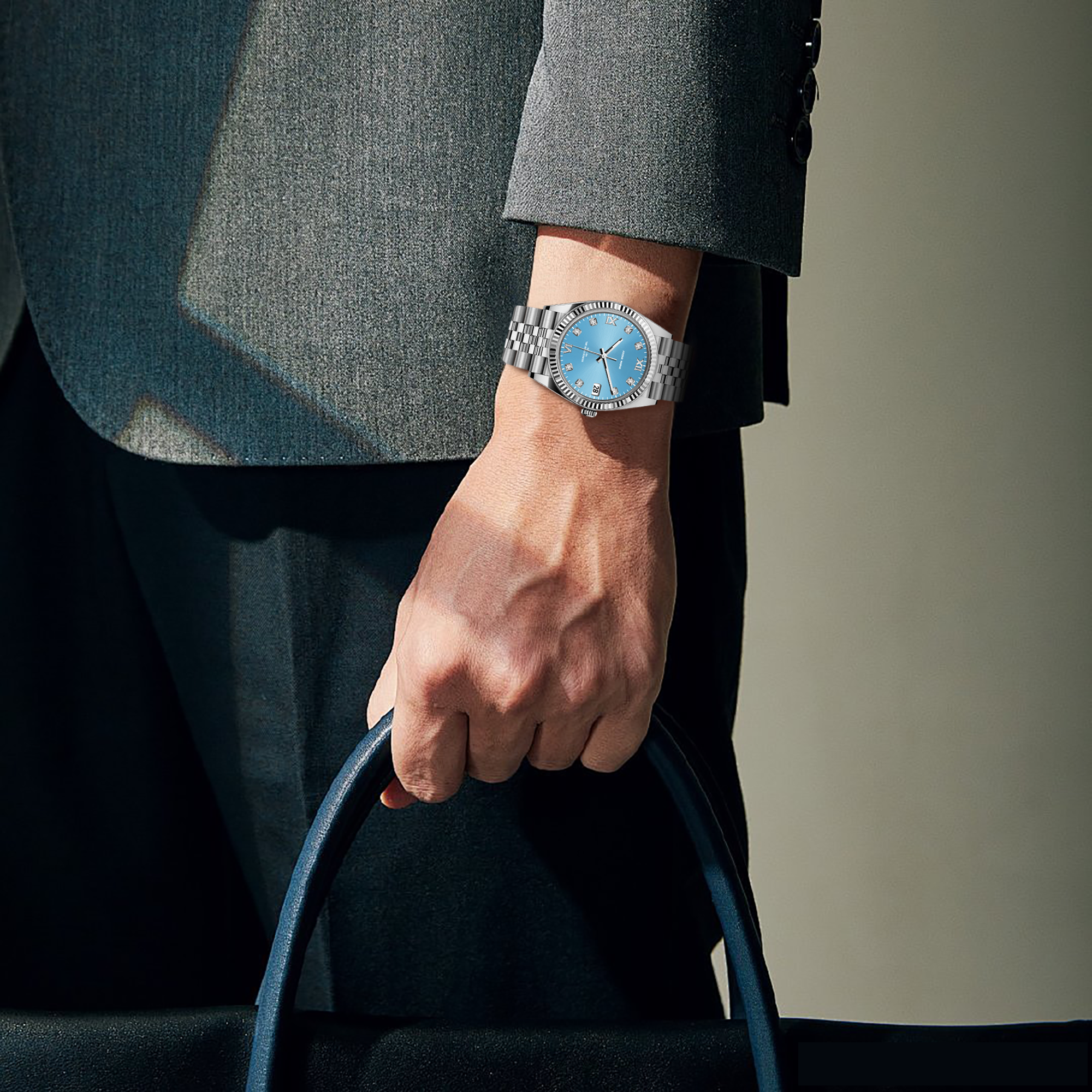 Montre Classique Diamant Diary