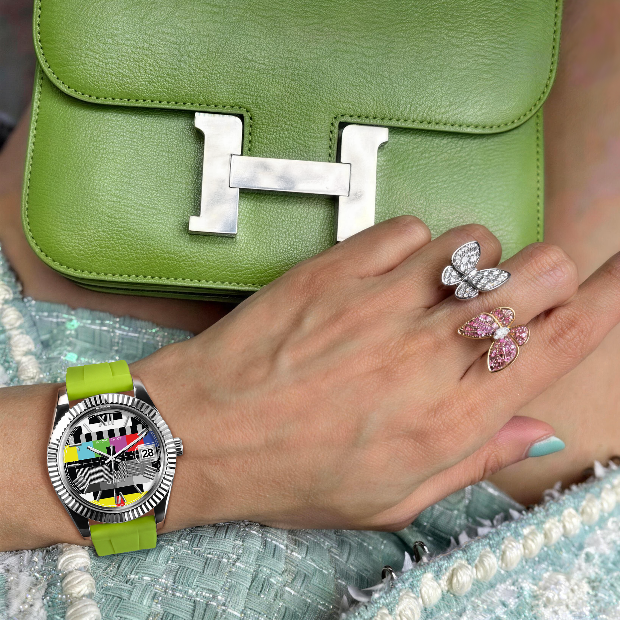 EONDATE MAXI FLUORO WATCH
