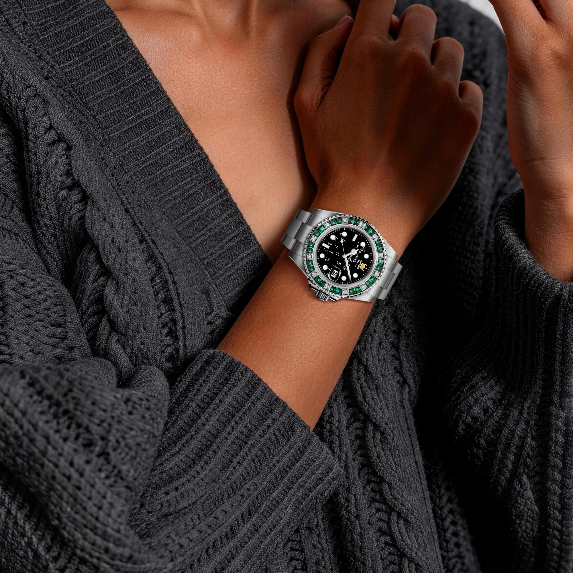 RELOJ DE PIEDRAS PRECIOSAS HYDROCORE