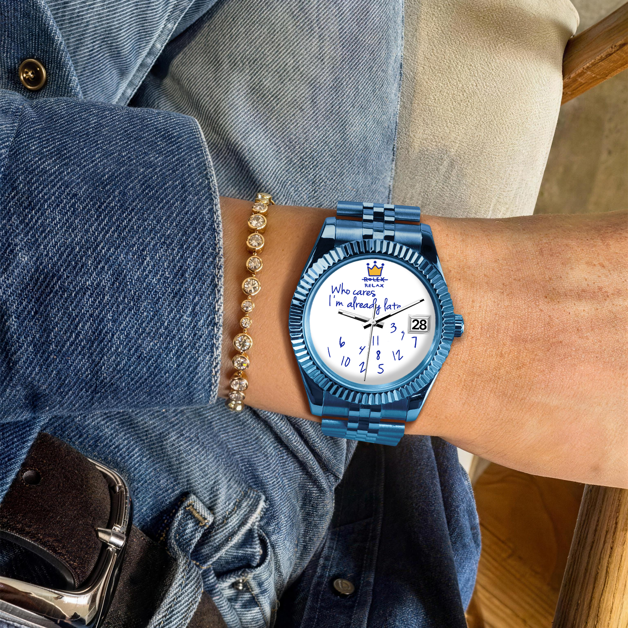 EONDATE MAXI CHROMATISCHE UHR