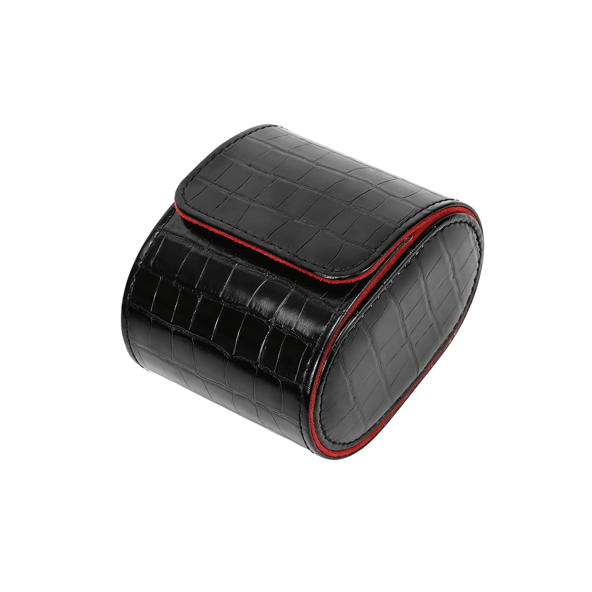 RED BLACK WATCH TRAVEL CASE