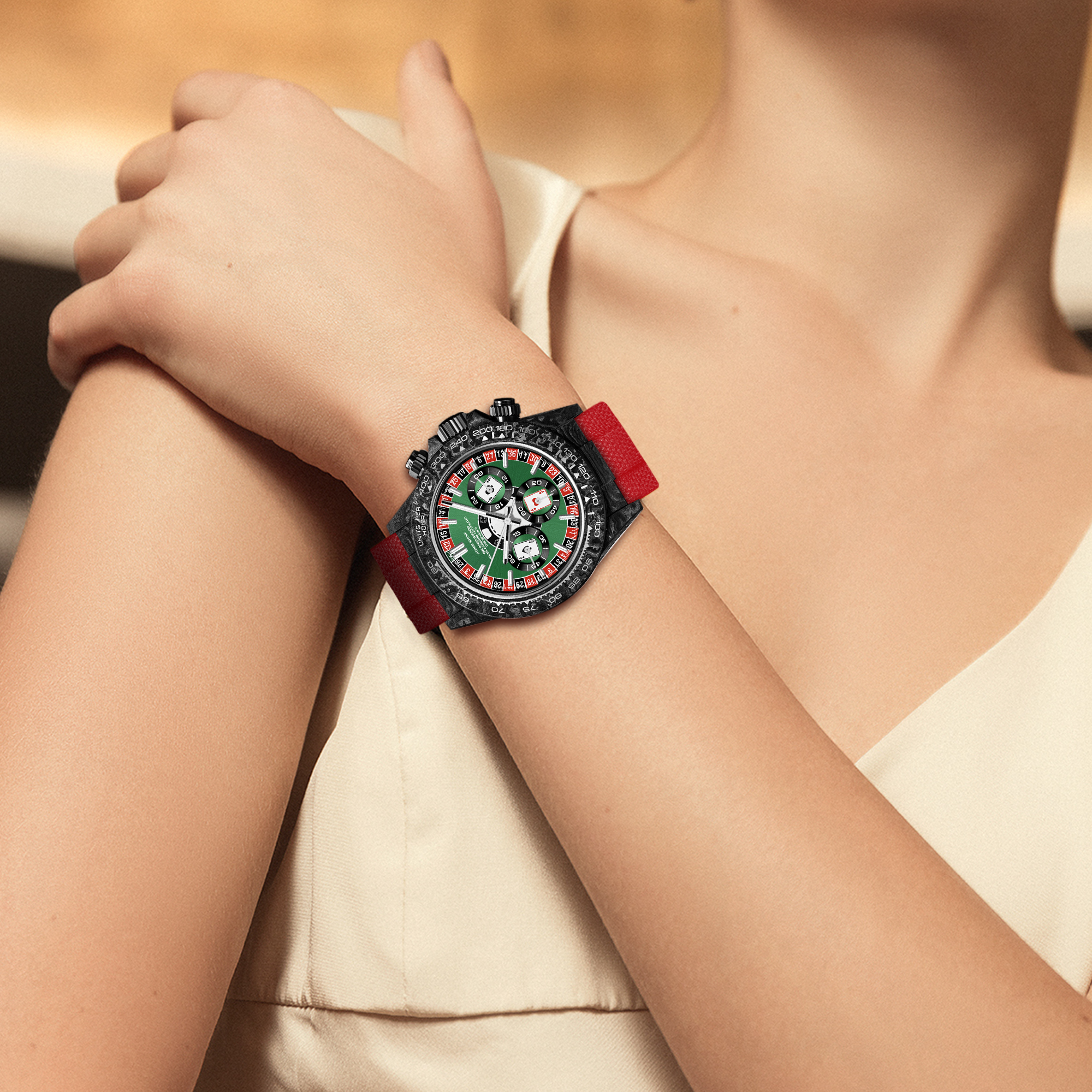 MONTRE VELOCIREX EN FIBRE DE CARBONE