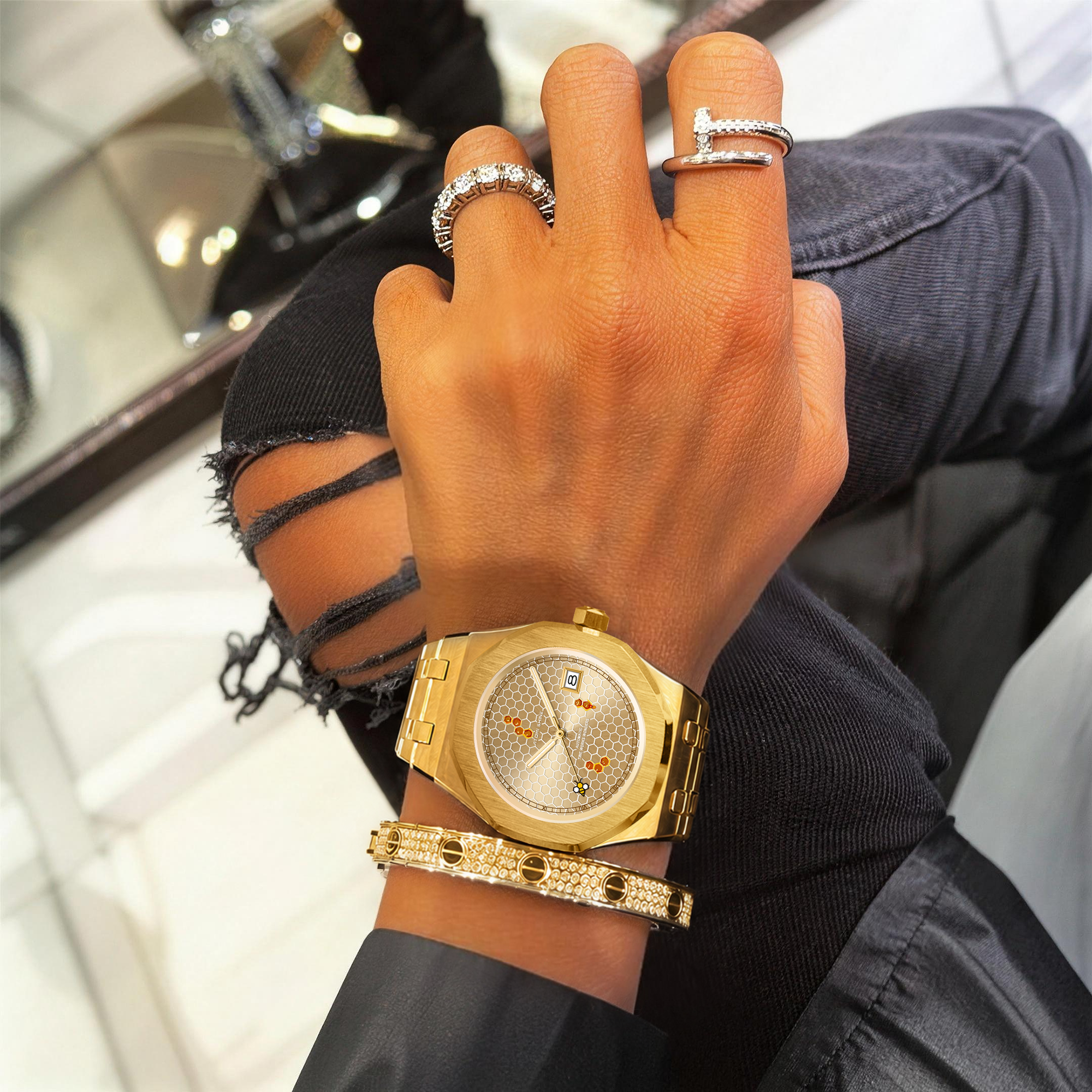 RELOJ CLÁSICO OCTAFORMA