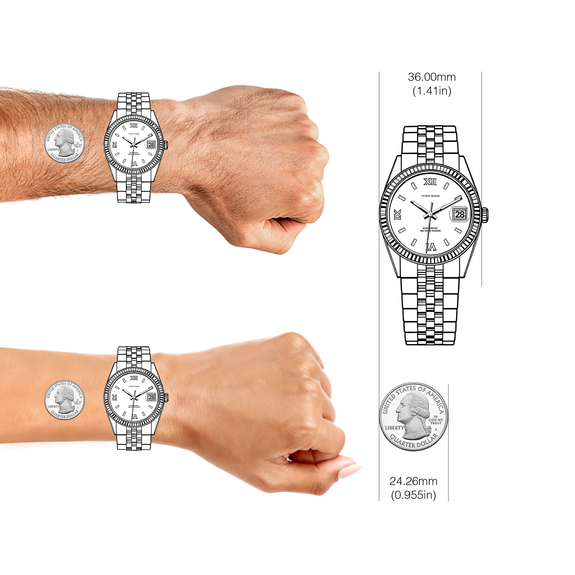 EONDATE CLASSIC WATCH CUSTOMIZE