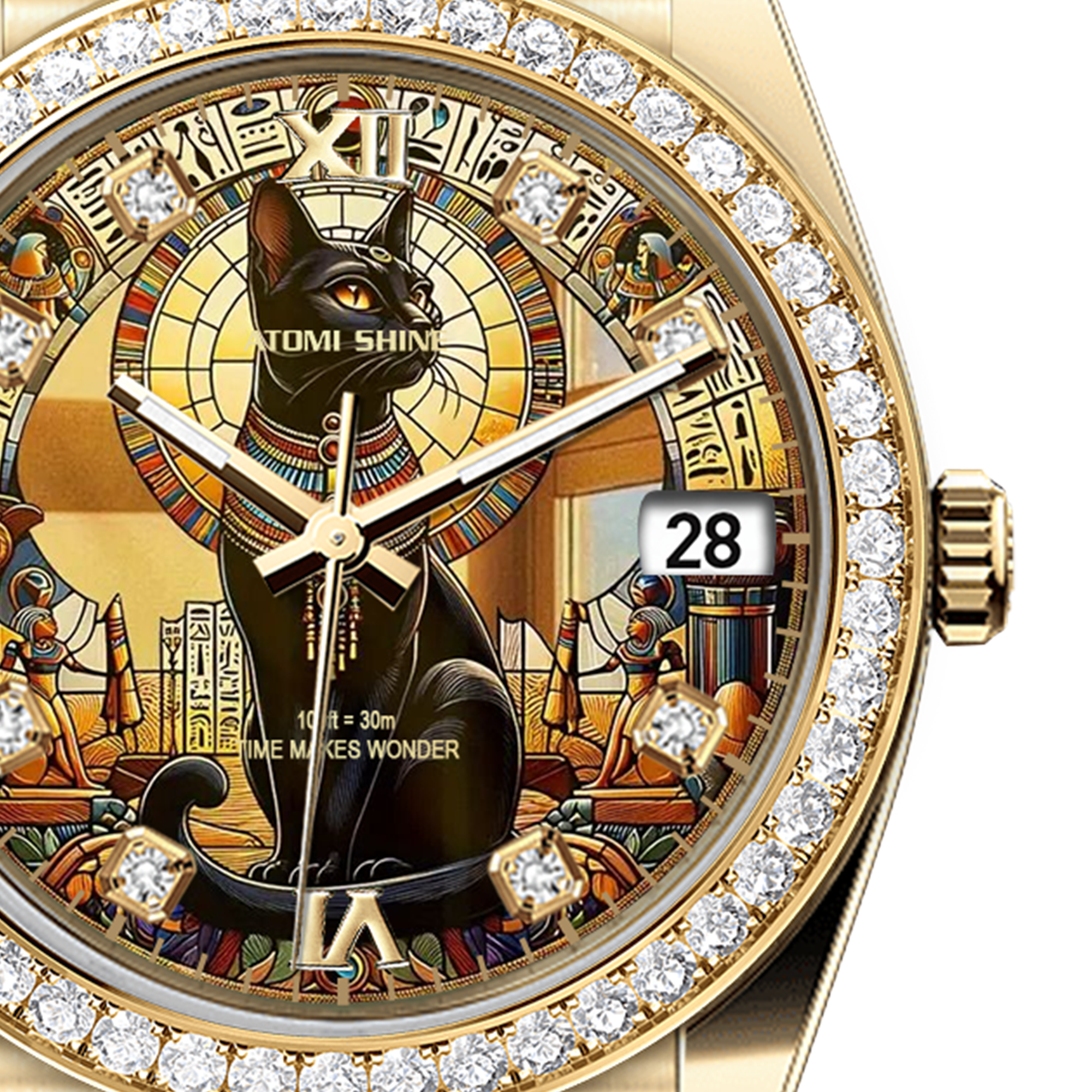 Tagebuch Diamant Uhr