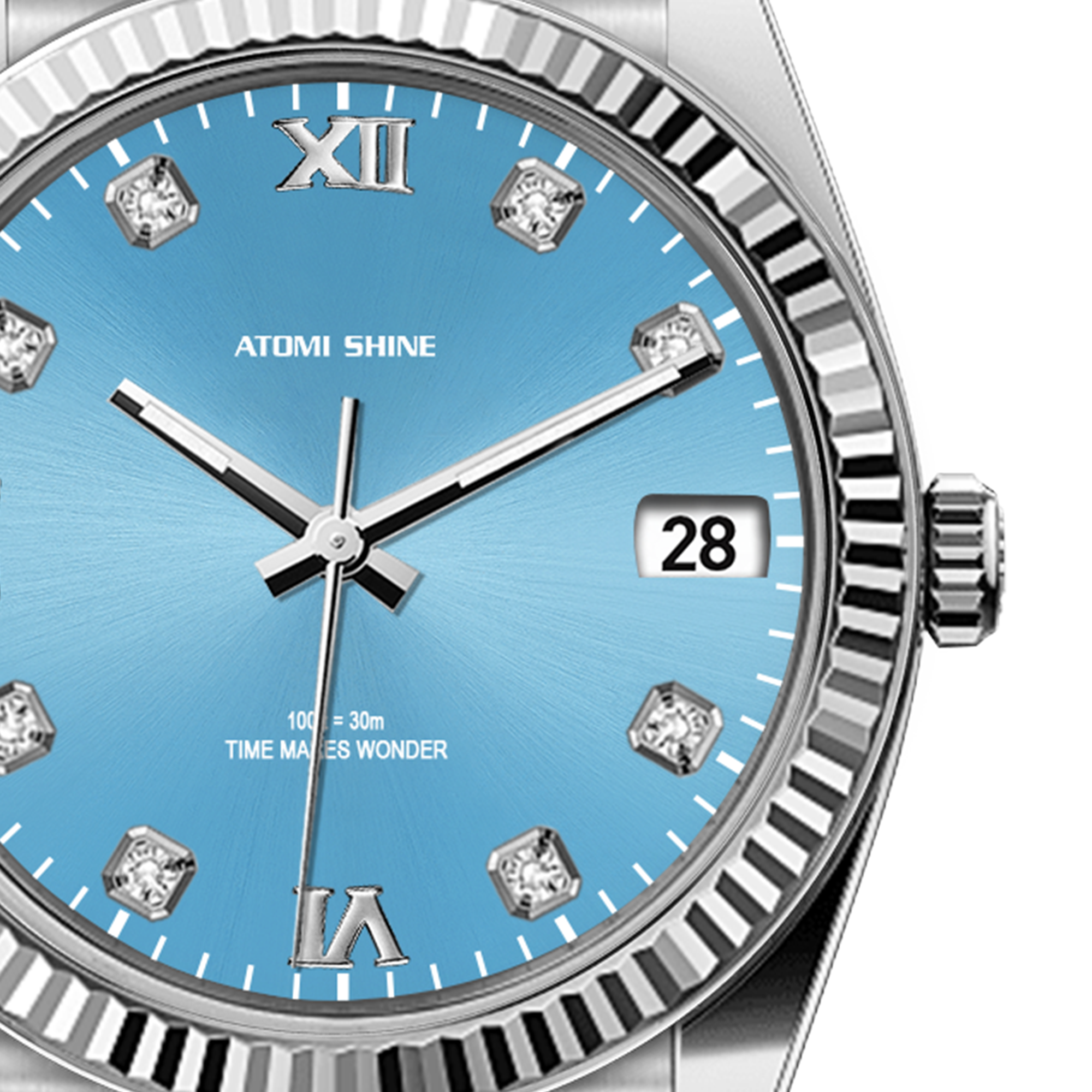 Montre Classique Diamant Diary