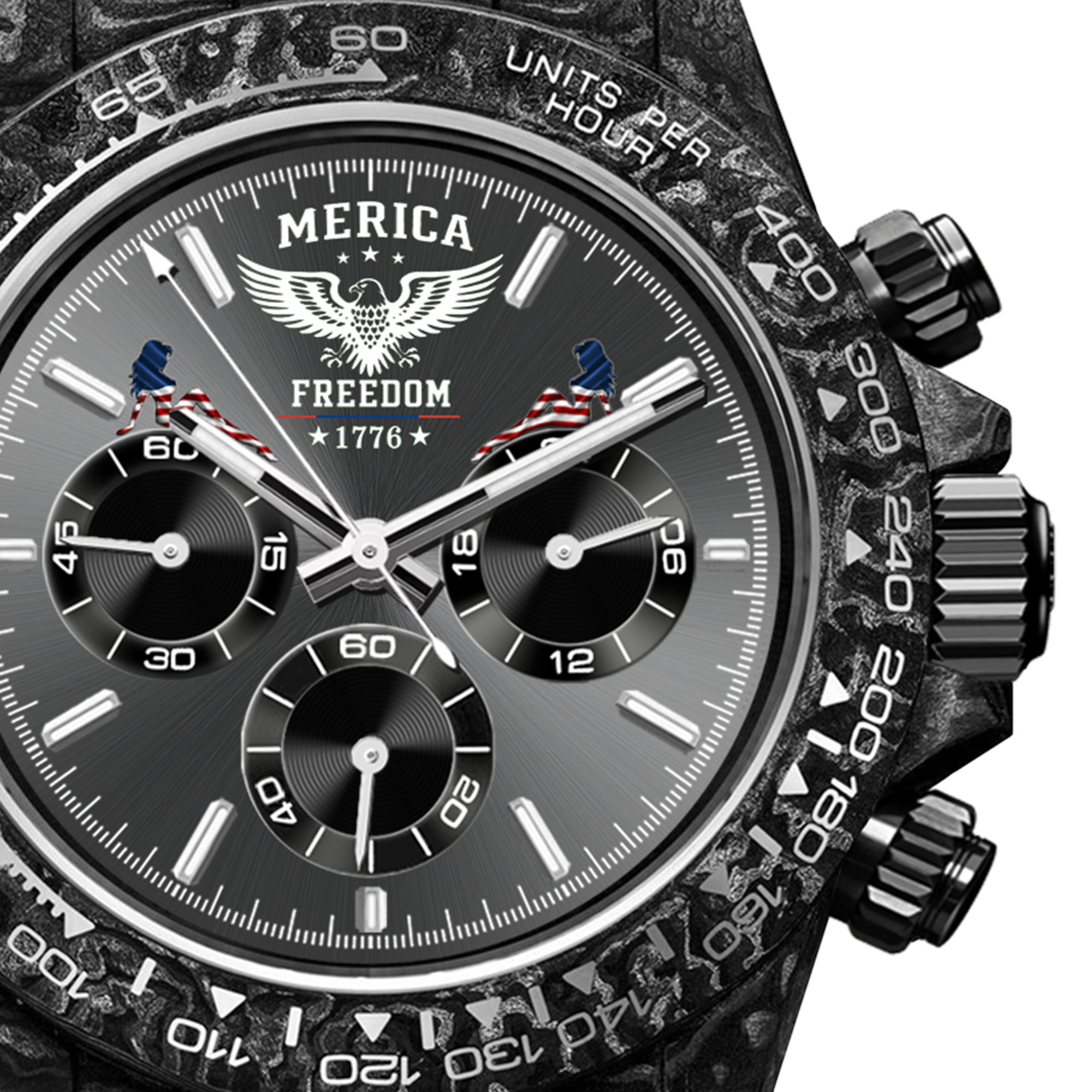 VELOCIREX MONTRE EN FIBRE DE CARBONE