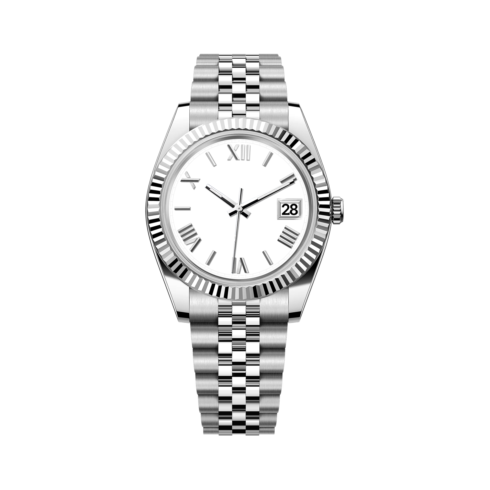 SILVER EONDATE MAXI CLASSIC WATCH CUSTOMIZE