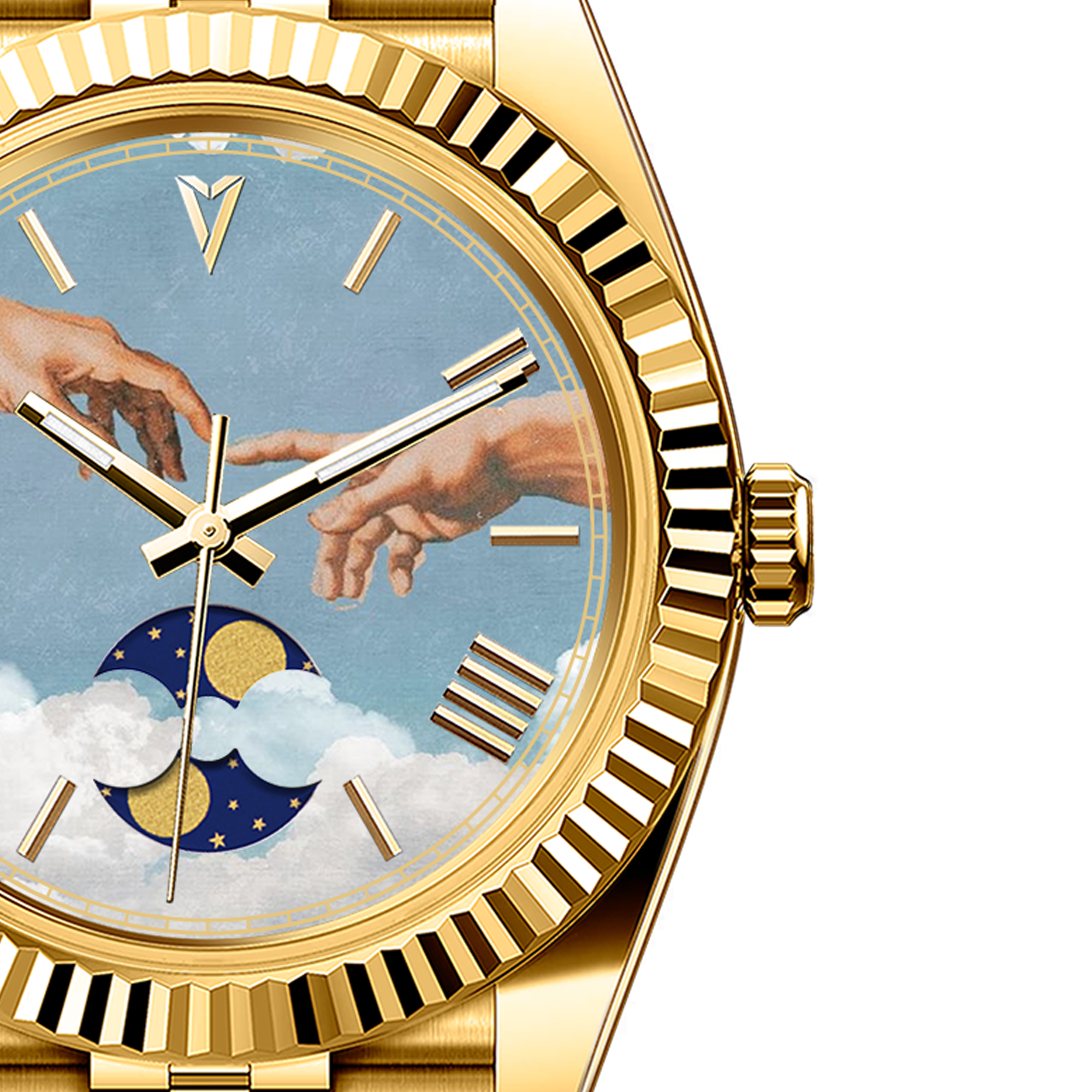 EONDATE MAXI MOON-PHASE WATCH