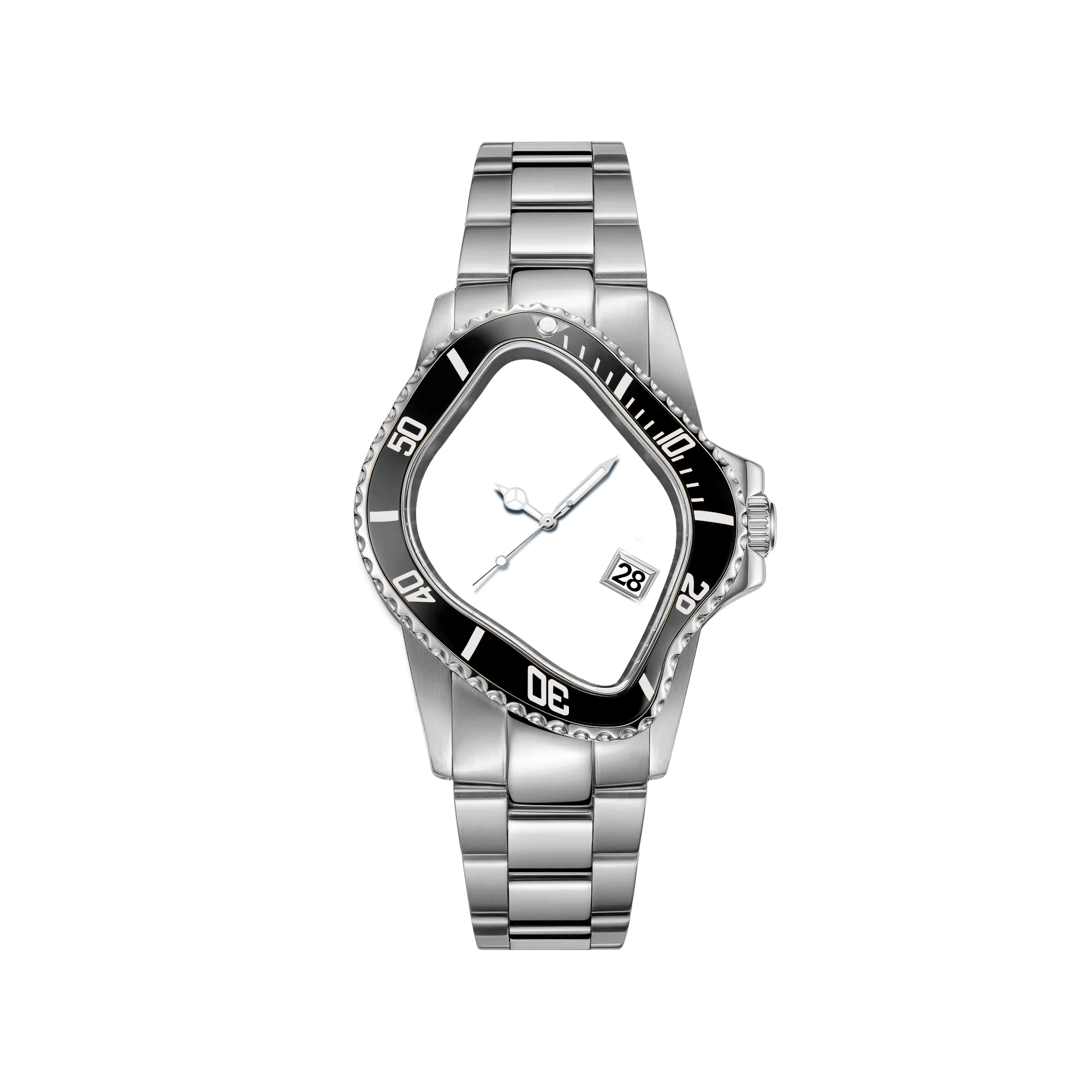 RELOJ CLÁSICO XENOFLUX PLATA PERSONALIZABLE
