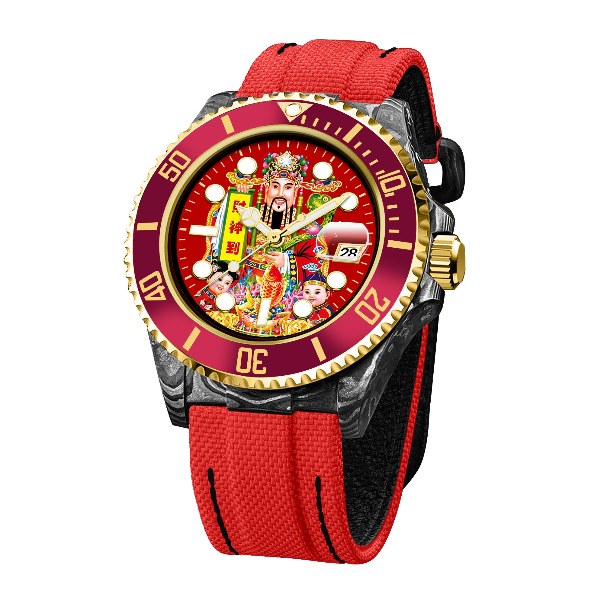 RELOJ DE FIBRA DE CARBONO HYDROCORE