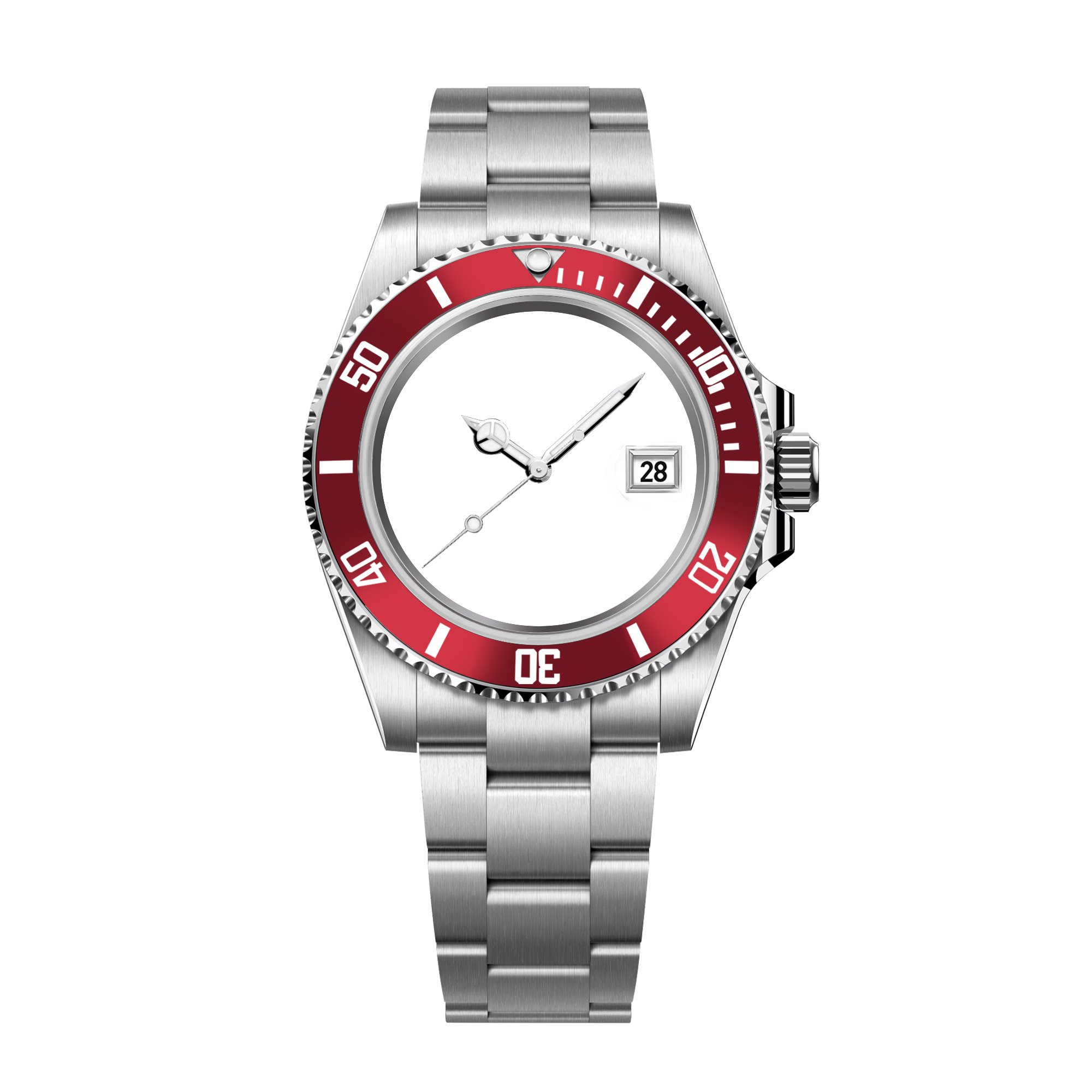 RELOJ CLÁSICO HYDROCORE PLATA PERSONALIZABLE