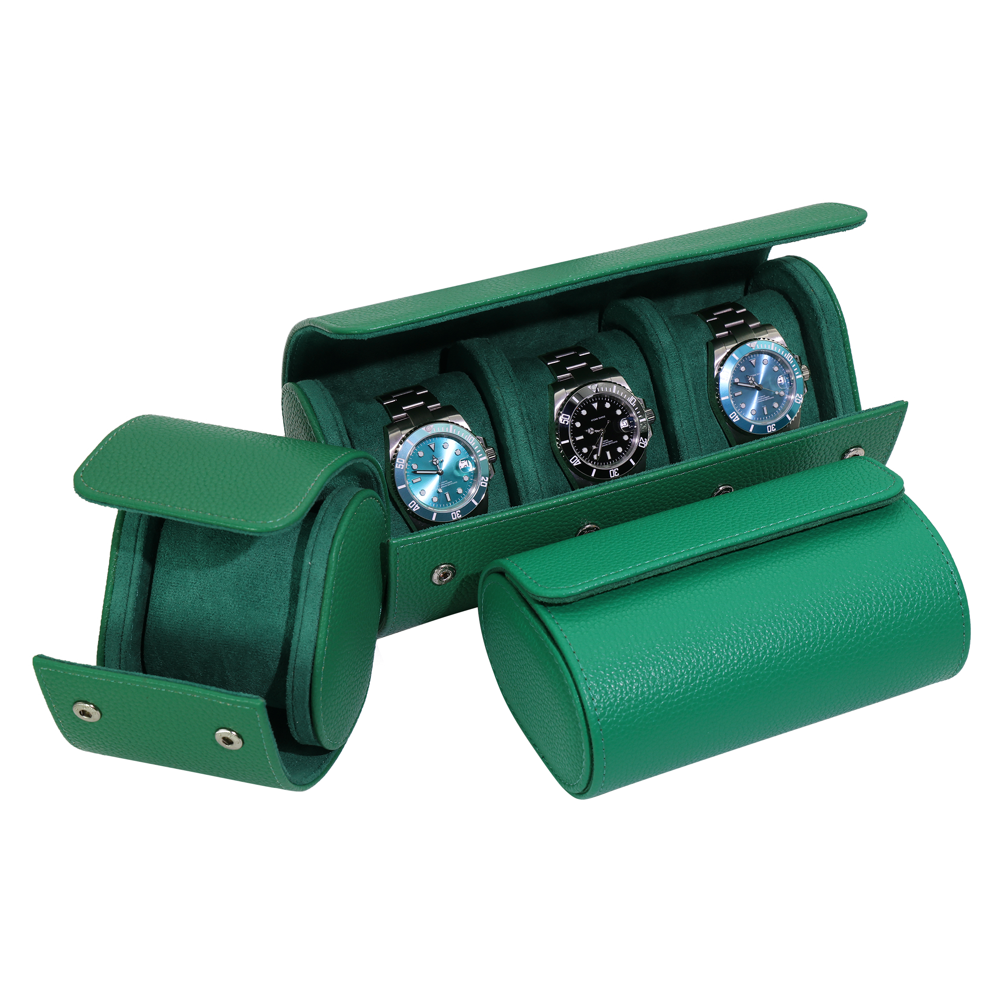 GREEN WATCH TRAVEL CASE
