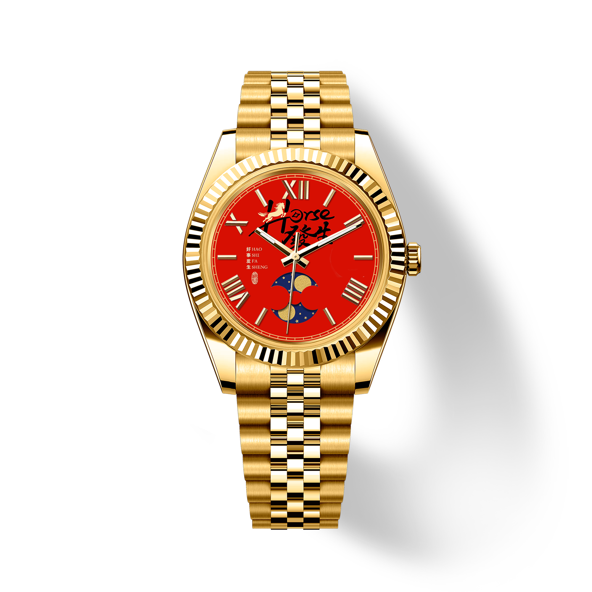 EONDATE MAXI MOON-PHASE WATCH