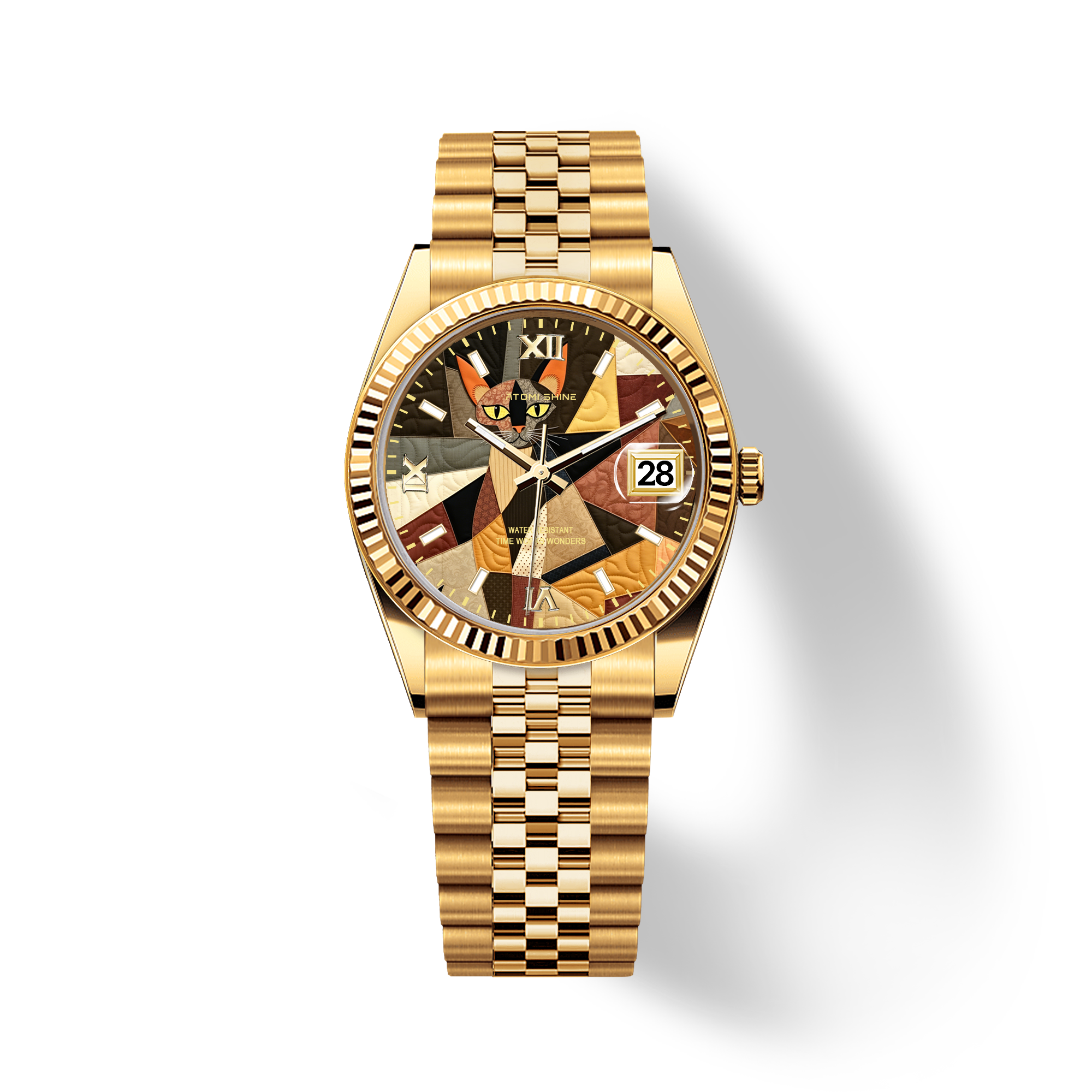EONDATE Klassische Uhr