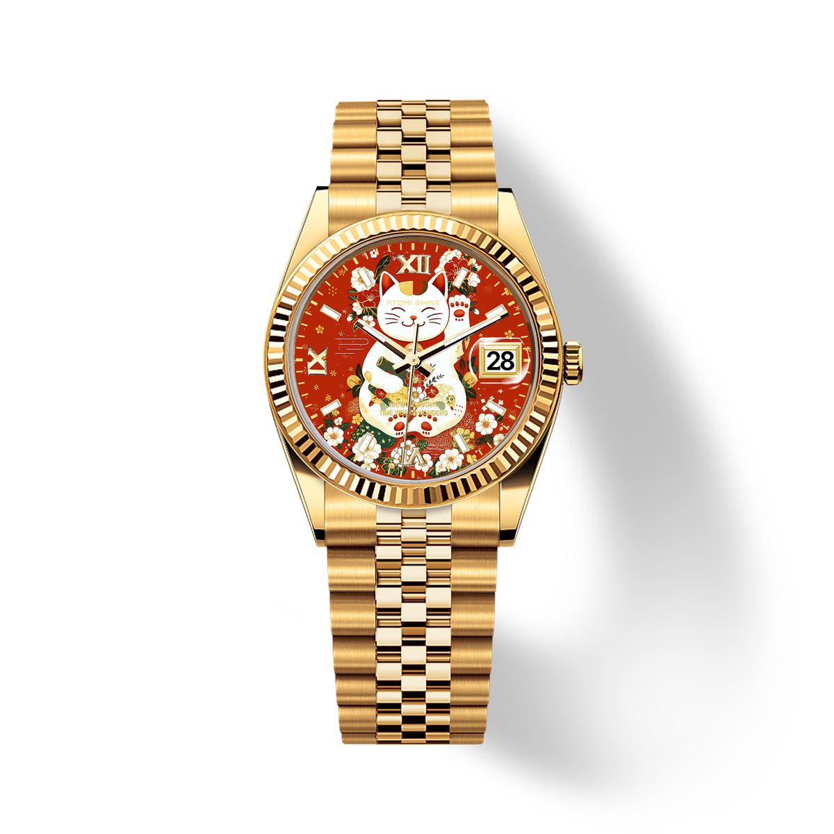 Eondate Classic Watch 36mm, Fortune Bloom