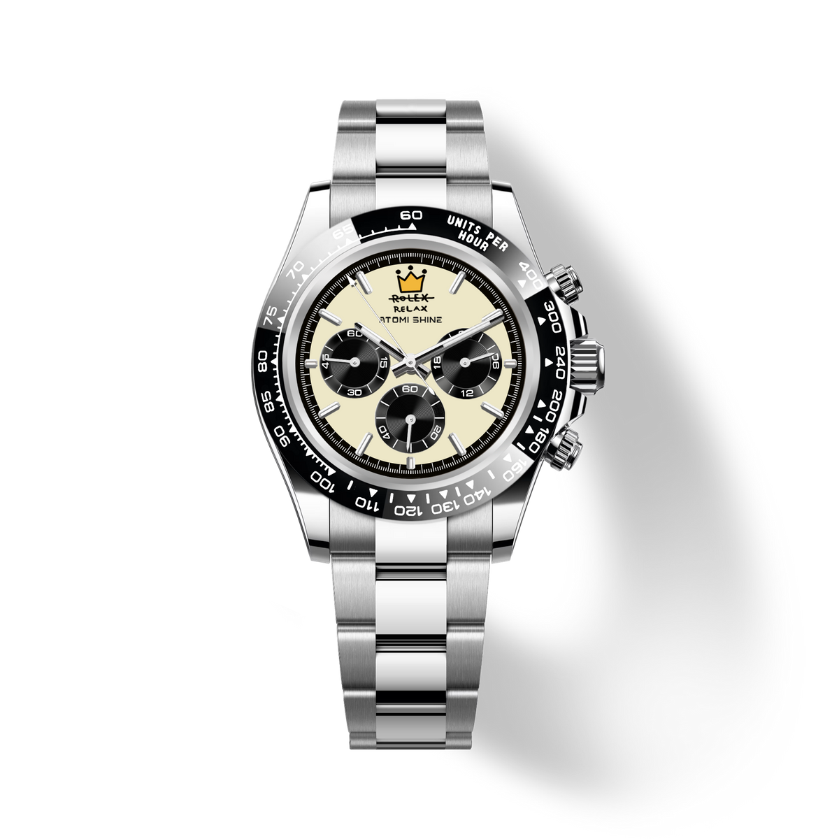 Velocirex Classic Watch 39mm, Steel Rebel