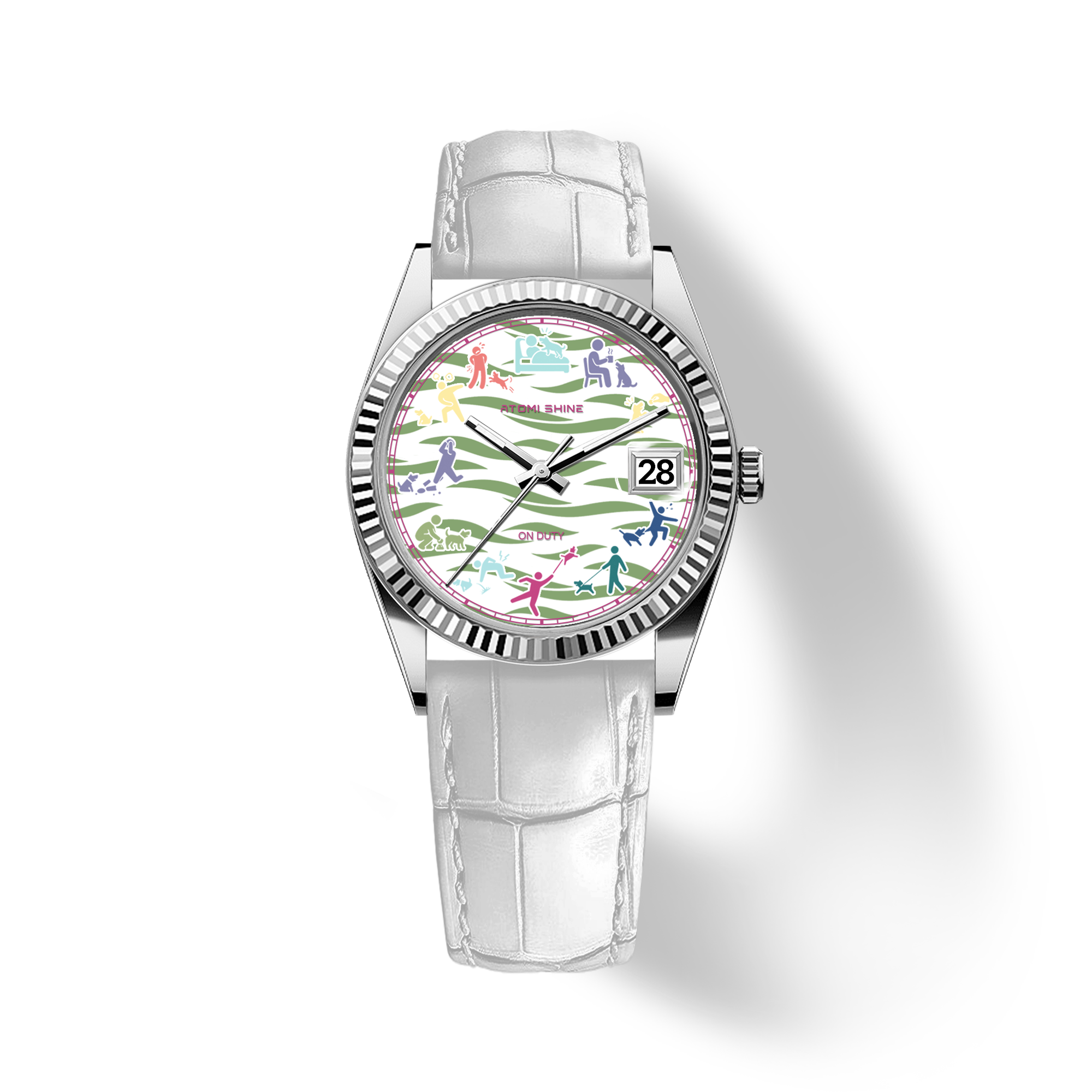 EONDATE CLASSIC LEATHER WATCH