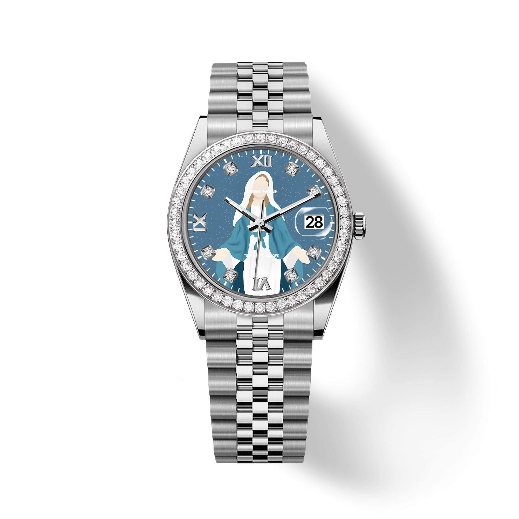 Tagebuch Diamant Uhr