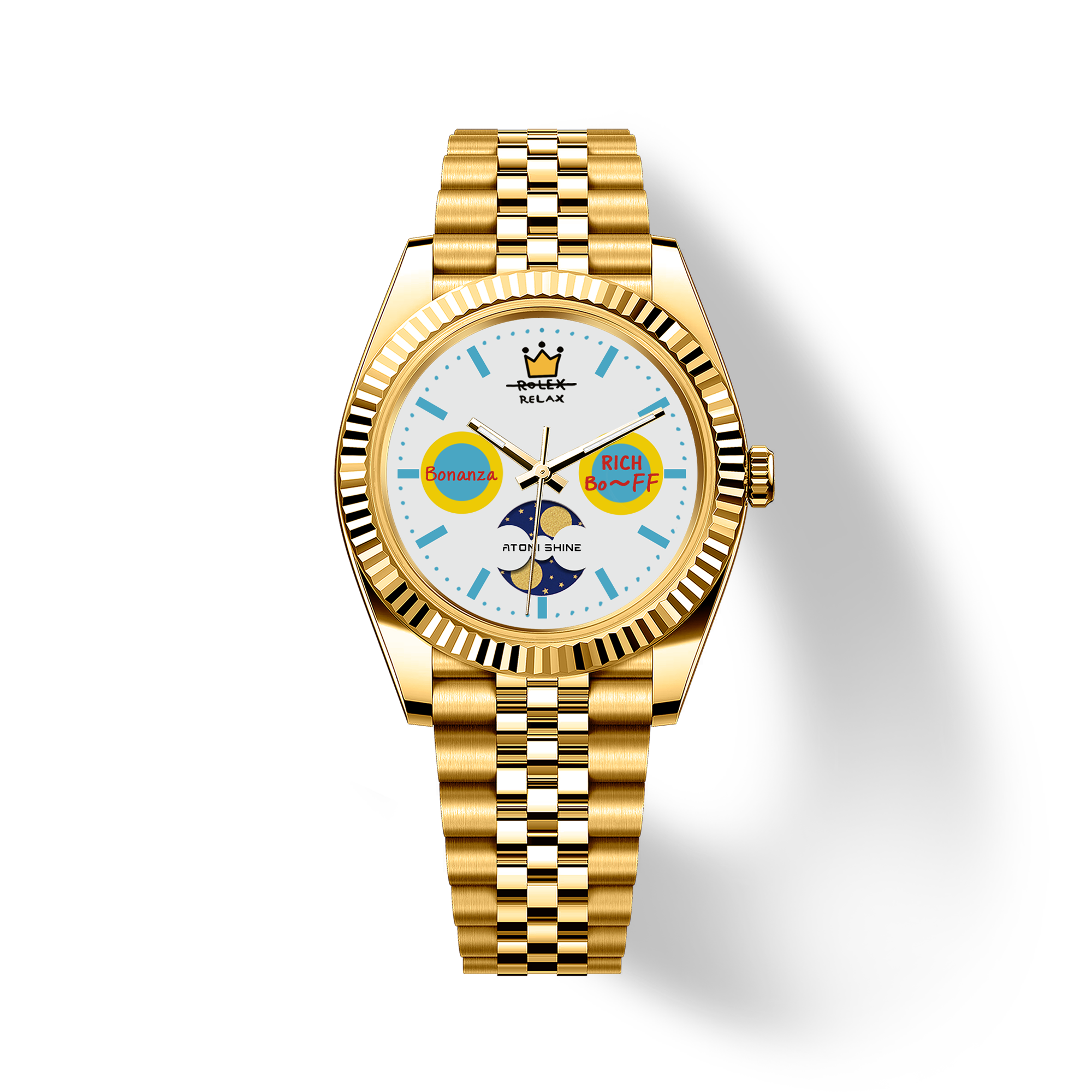 EONDATE MAXI MOON-PHASE WATCH