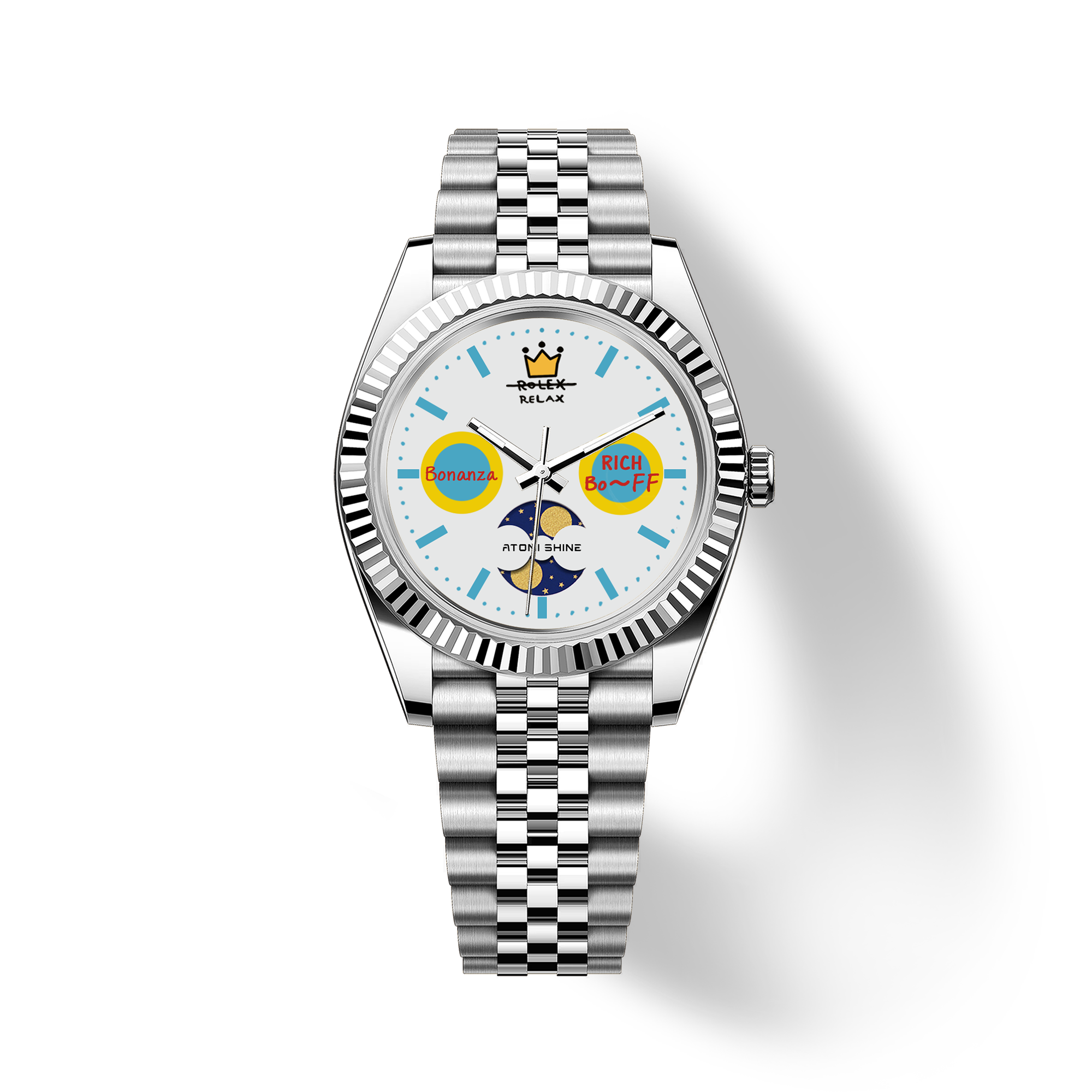 EONDATE MAXI MOON-PHASE WATCH