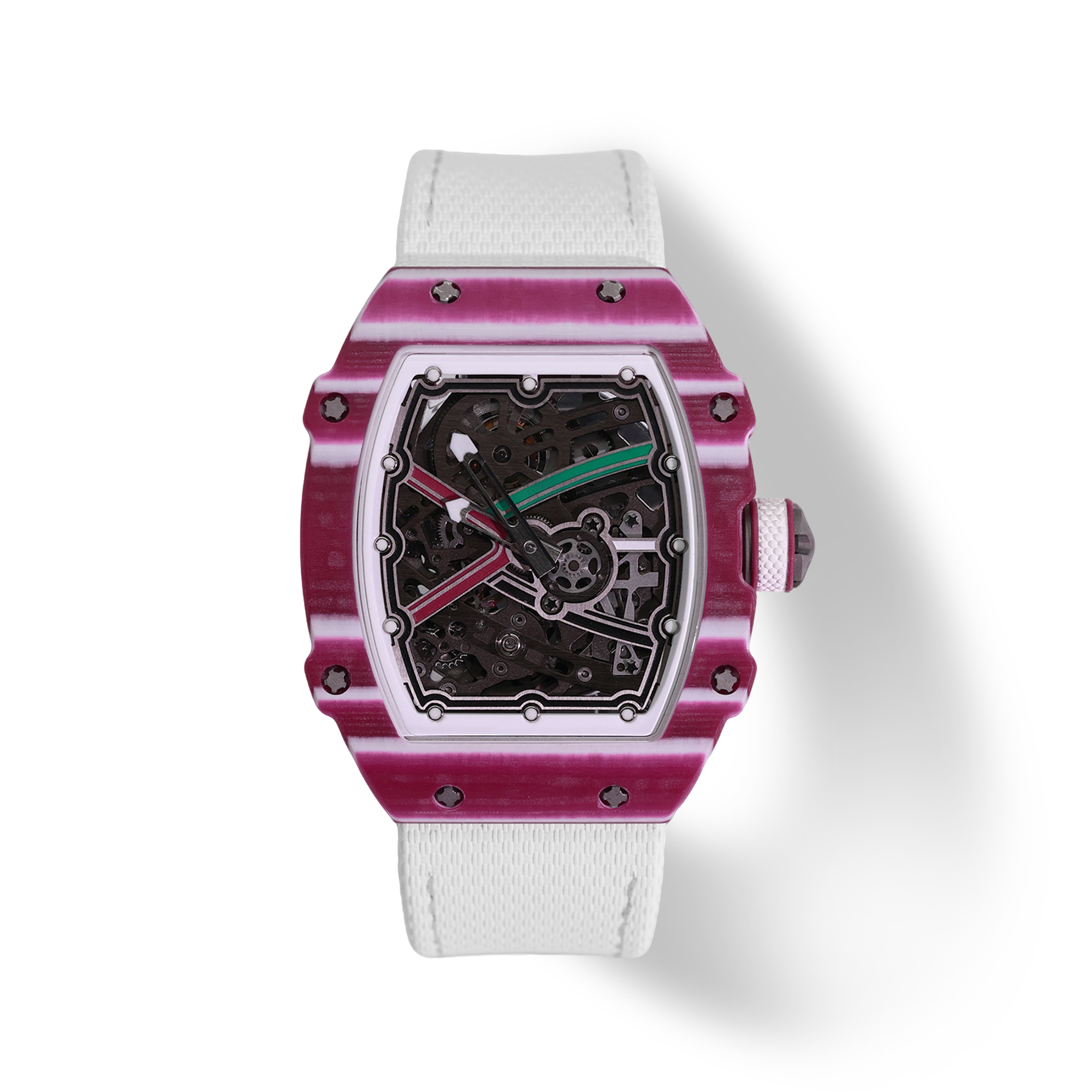 VOIDFRAME CARBON FIBER ENGINE WATCH Automatic, Dynamic Motion