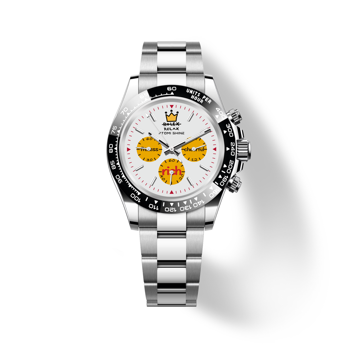Velocirex Classic Watch 39mm, Crown Jest